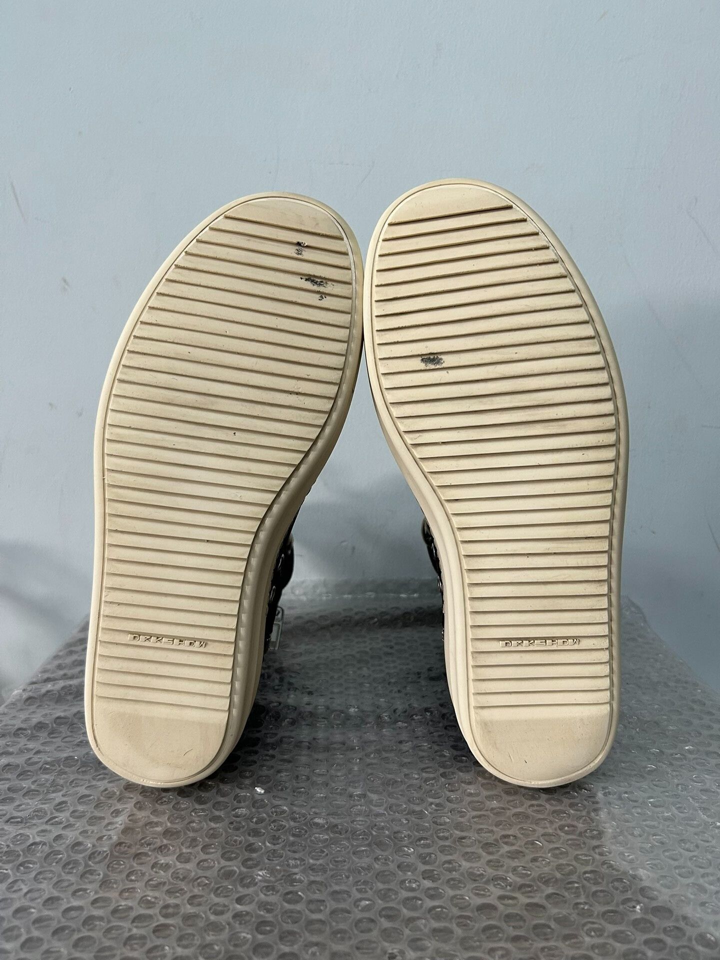 Rick Owens rick owens high-top canvas sneakers size 42.5 Size US 9.5 / EU 42-43 - 6 Thumbnail