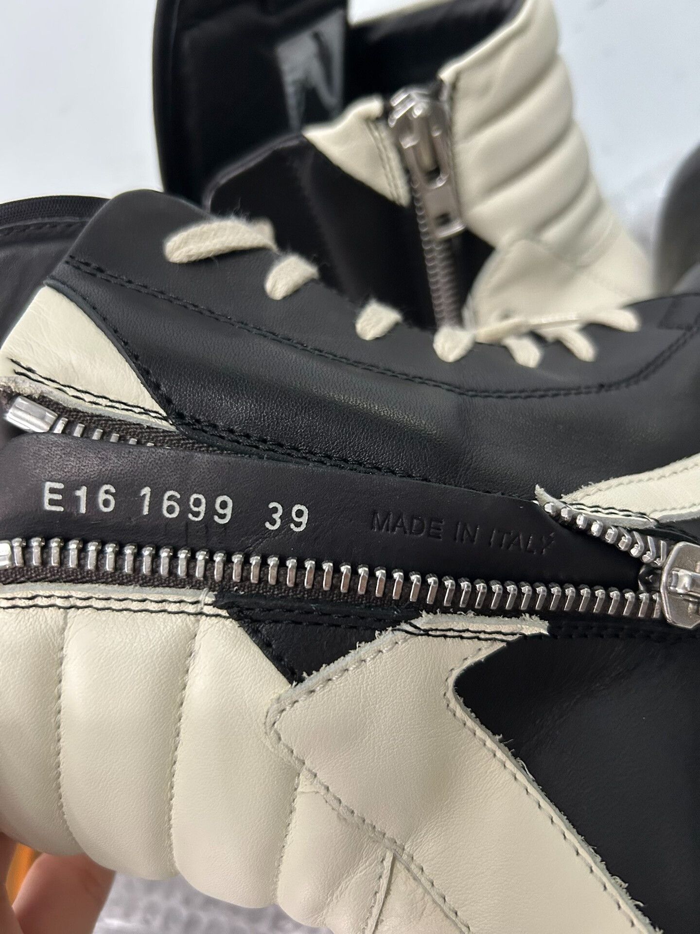 Rick Owens brand new rick owens black high-top shoes Size US 8 / EU 41 - 5 Thumbnail