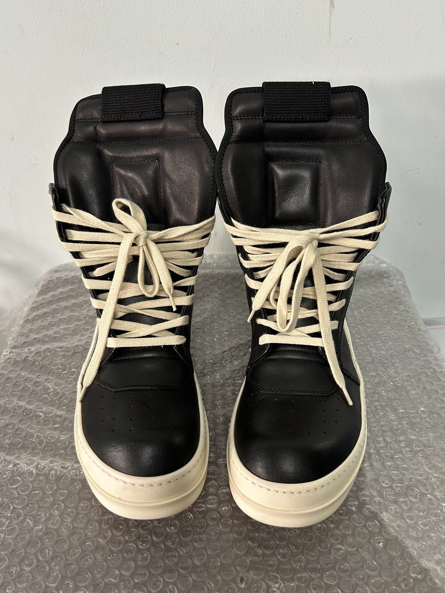 Rick Owens brand new rick owens black high-top shoes Size US 8 / EU 41 - 2 Thumbnail