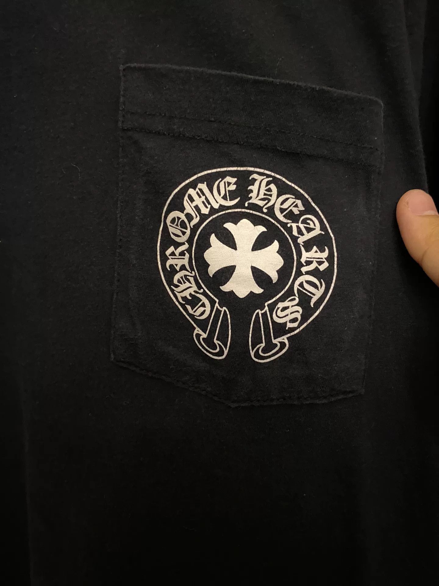 Chrome Hearts Chrome Hearts Black Short Sleeve T-Shirt Size L / US 10 / IT 46 - 3 Thumbnail