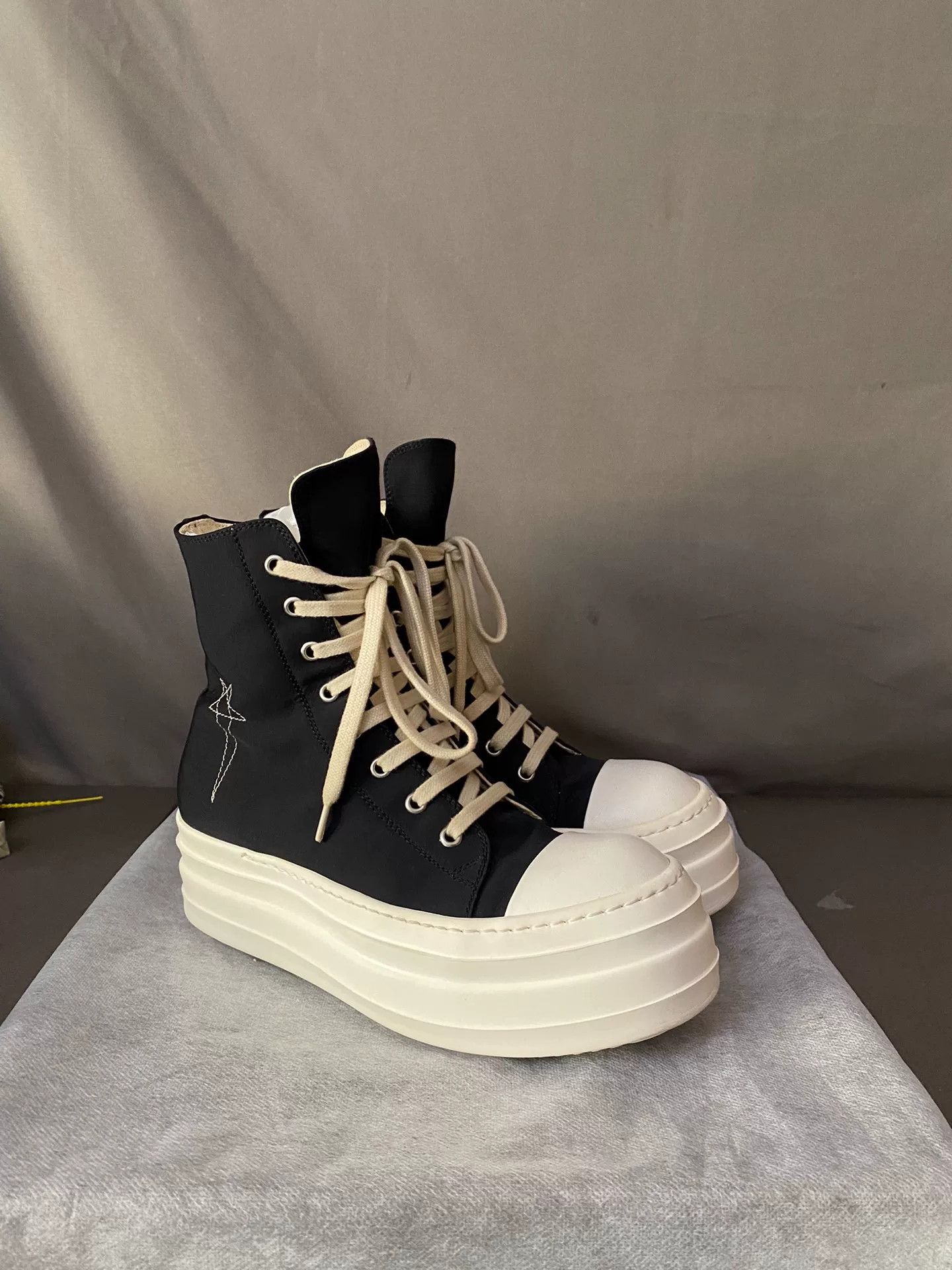 Rick Owens rick owens thick sole high top sneakers Size US 6 / EU 39 - 3 Thumbnail