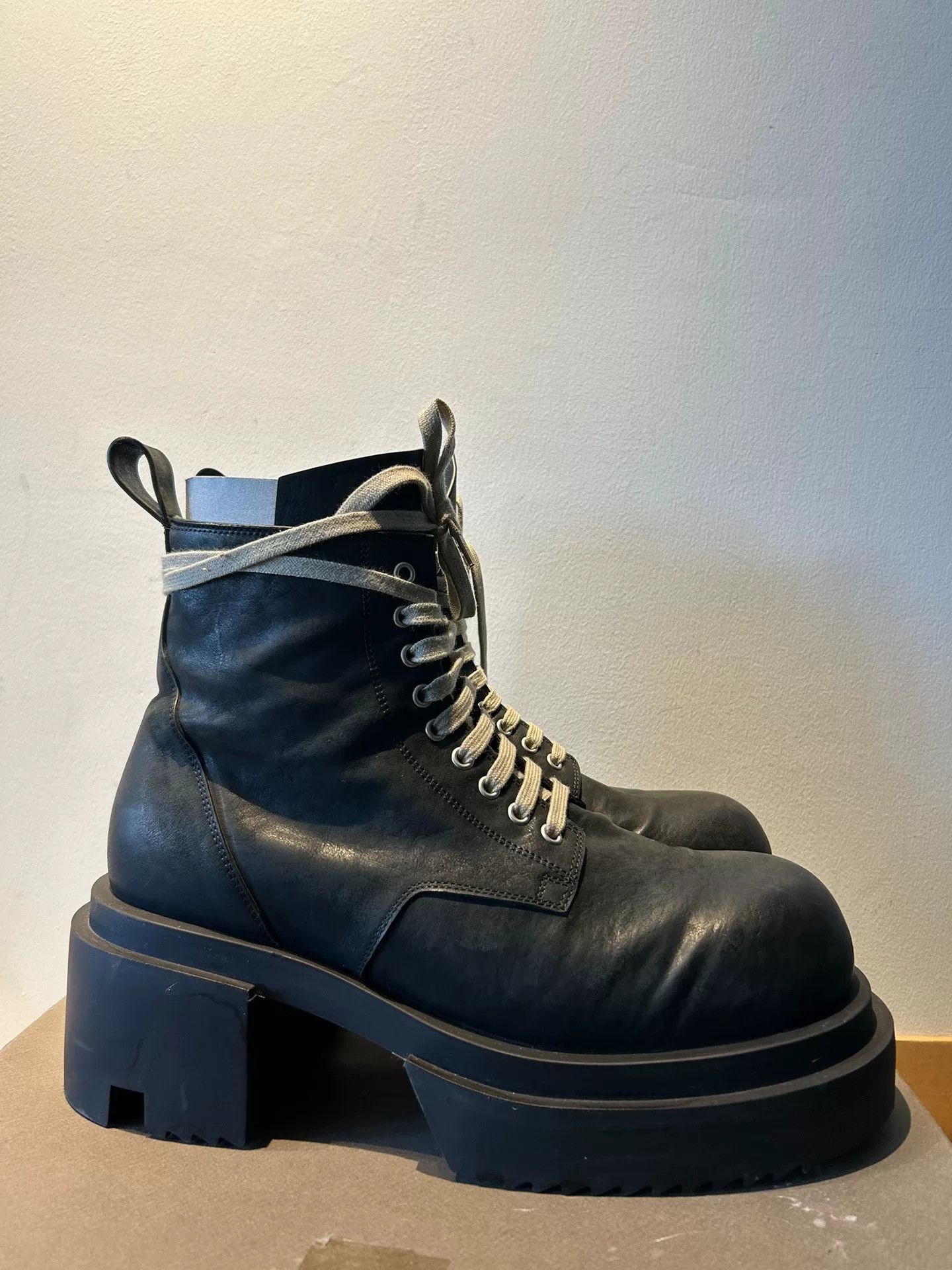 Rick Owens rick owens army bogun high-top boots Size US 10 / EU 43 - 3 Thumbnail