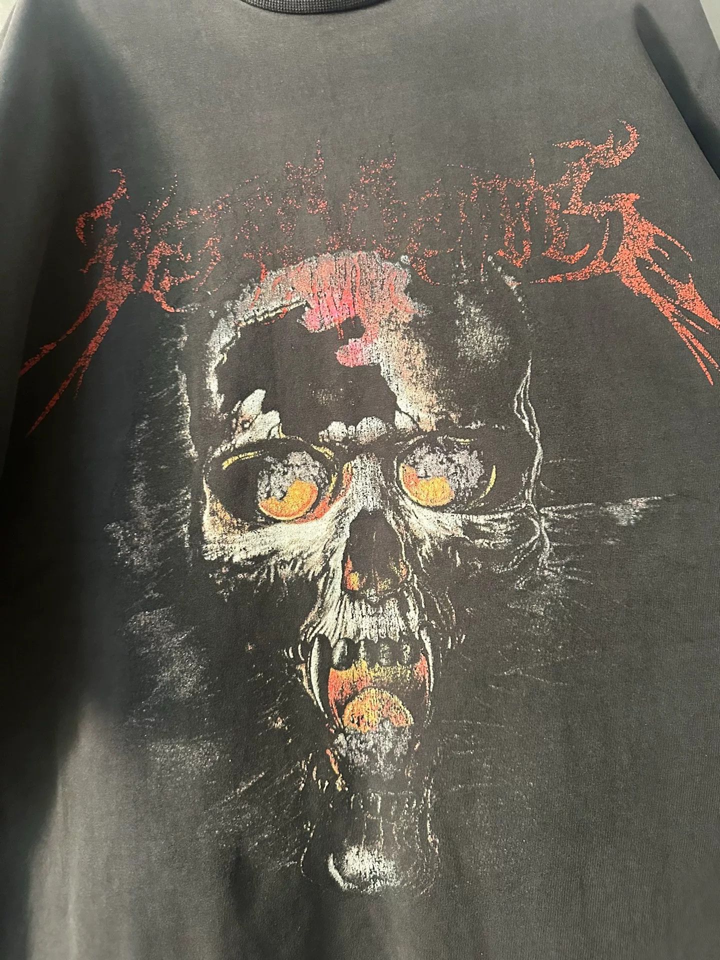 Vetements vetements short-sleeve skull graphic t-shirt Size US XS / EU 42 / 0 - 2 Thumbnail