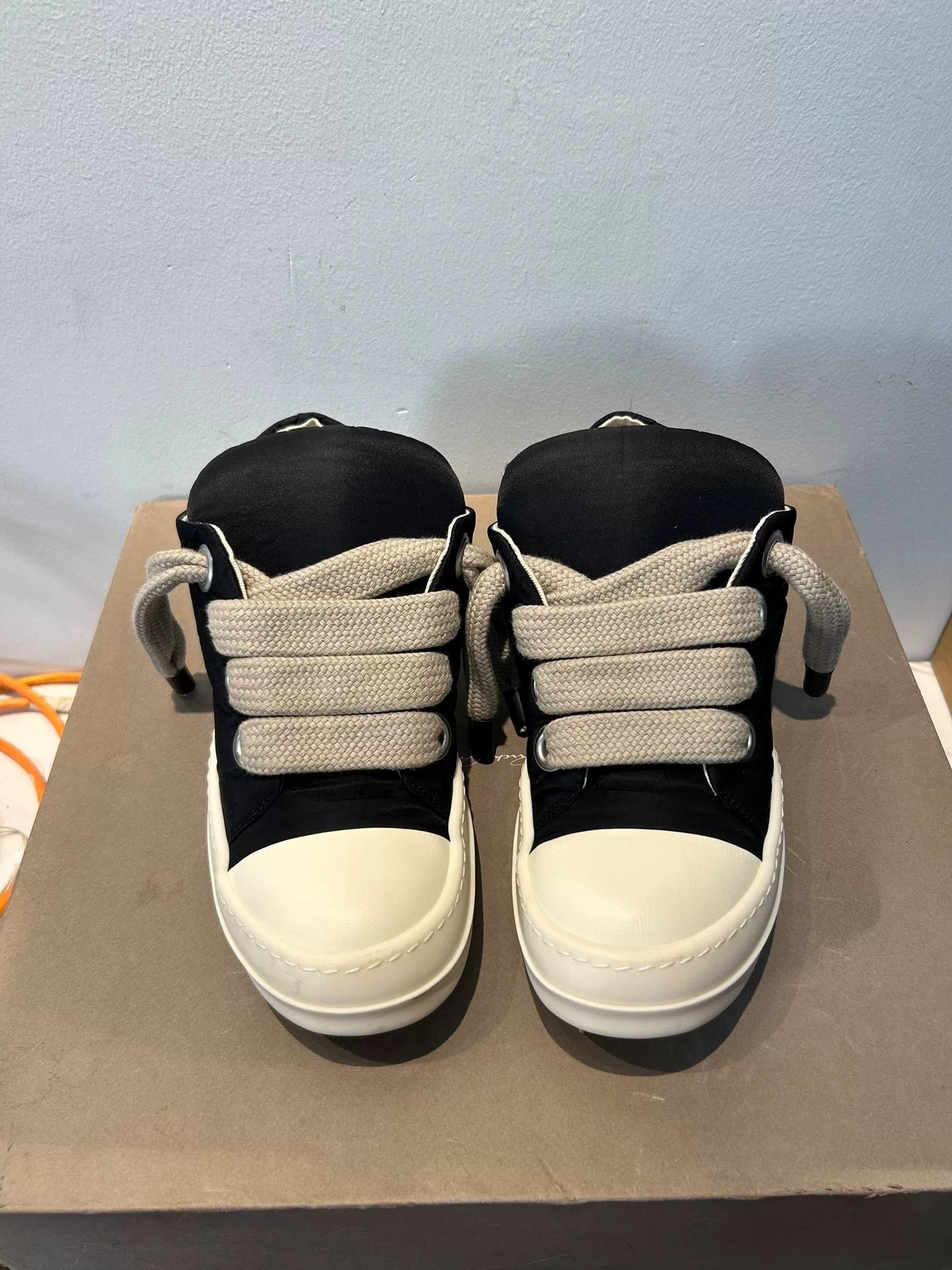 Rick Owens Drkshdw rick owens canvas low-top shoes size 38 Size US 7.5 / EU 40-41 - 2 Thumbnail