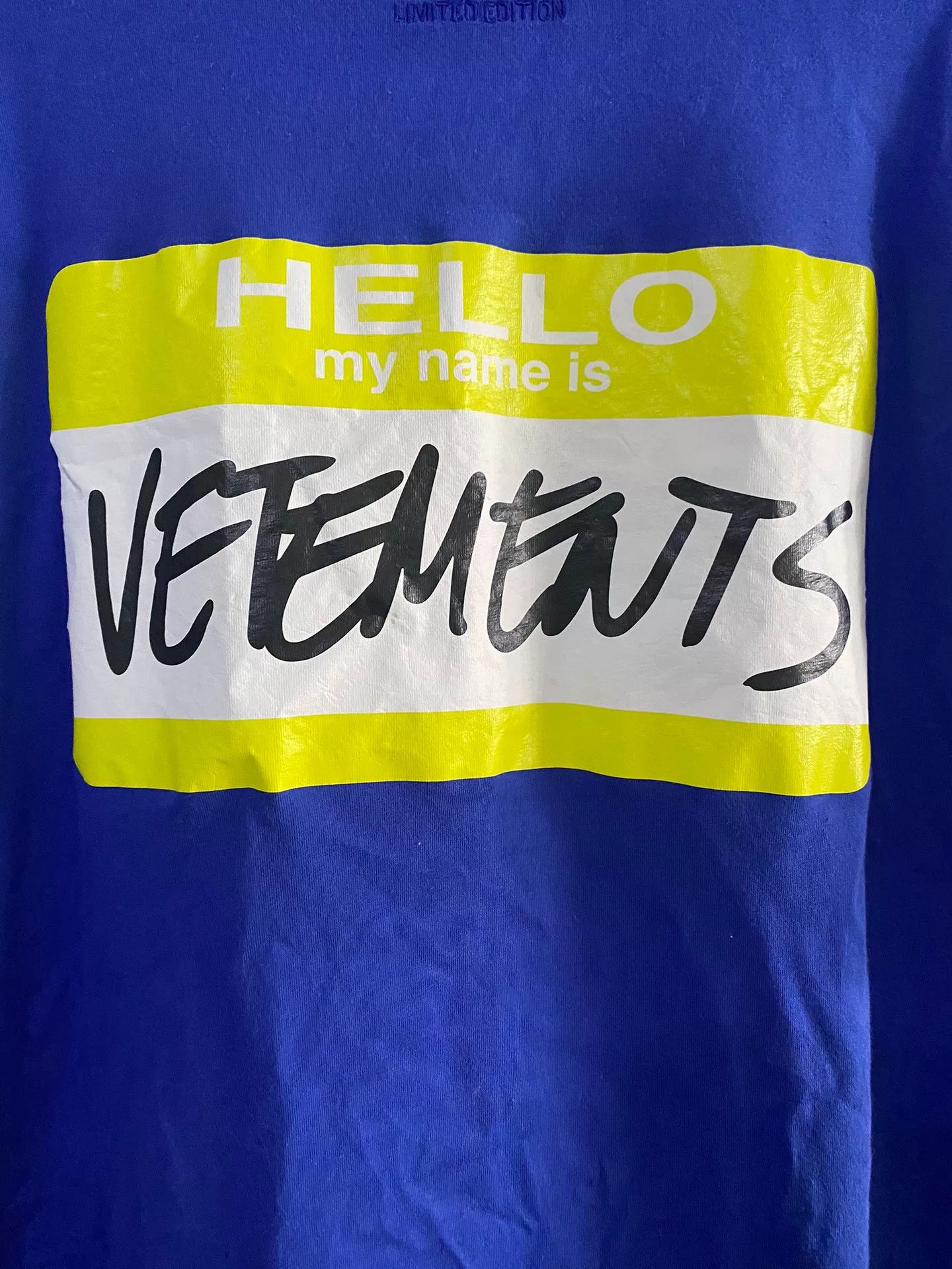 Vetements vetements signature short sleeve t-shirt Size US XS / EU 42 / 0 - 3 Thumbnail