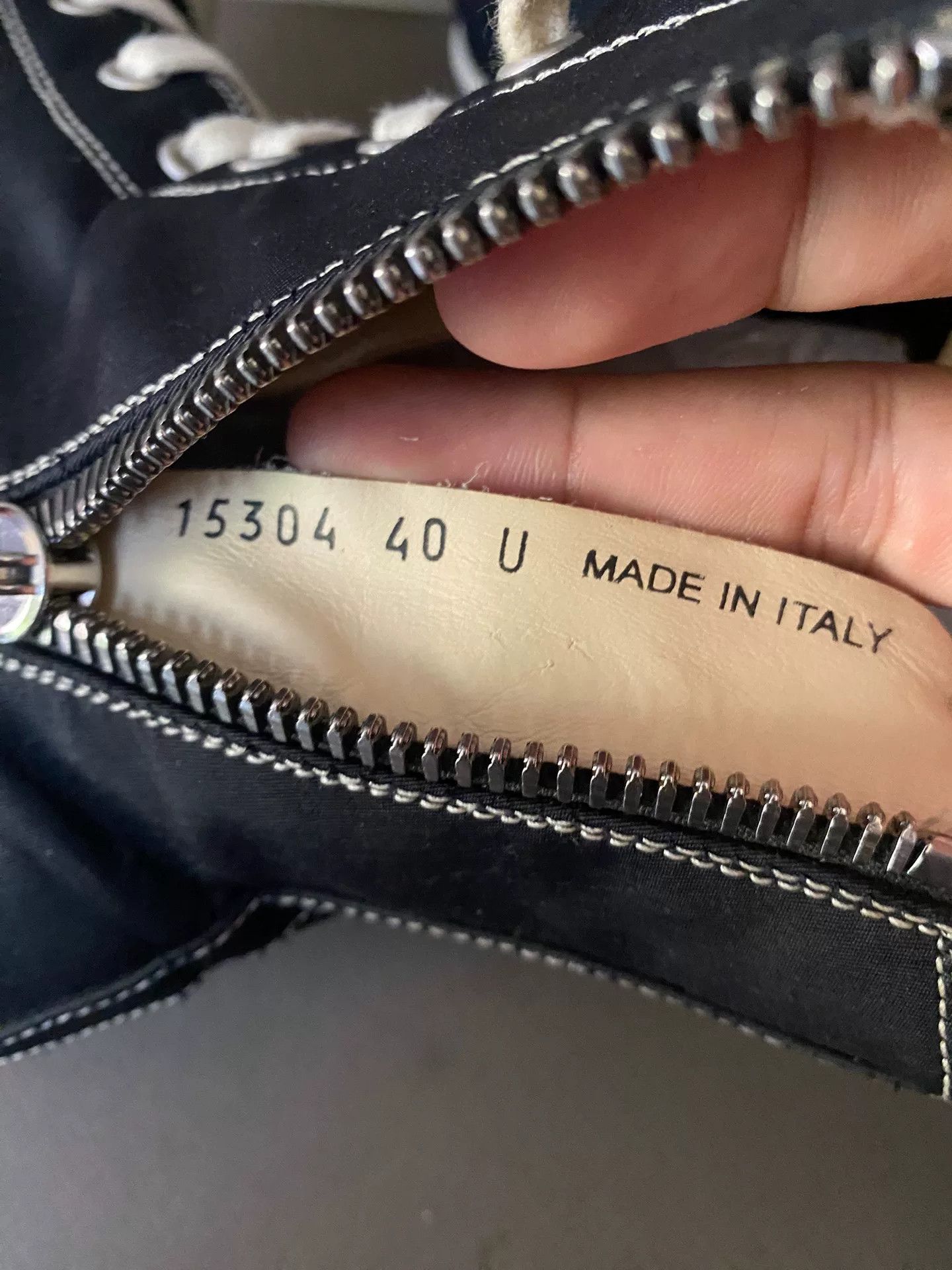 Rick Owens rick owens high-top canvas sneakers size 40 Size US 8.5 / EU 41-42 - 6 Thumbnail