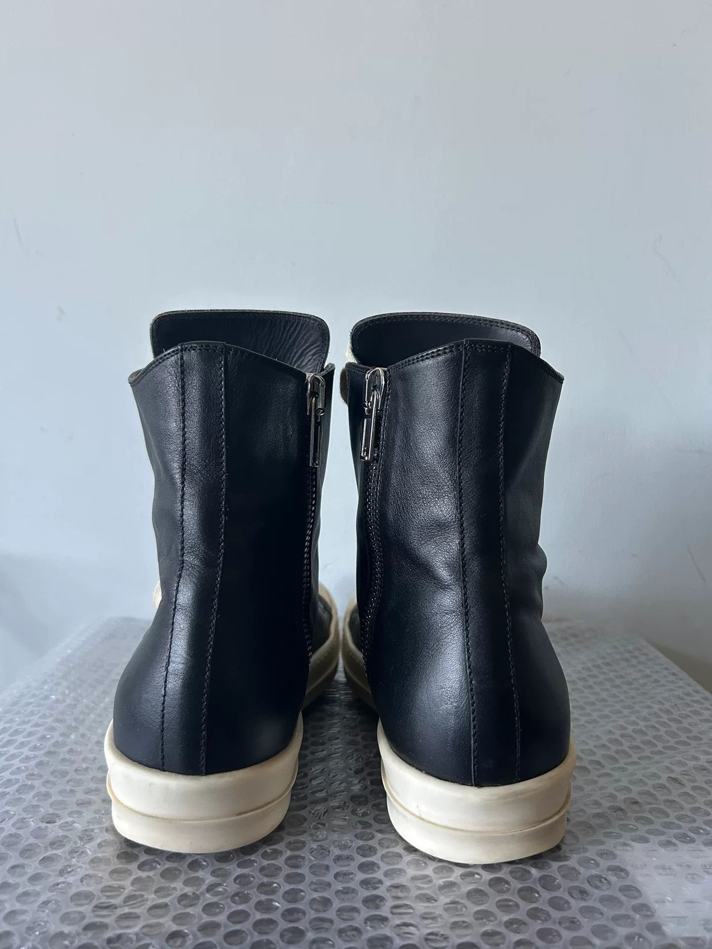 Rick Owens rick owens high-top leather sneakers size 42 Size US 9 / EU 42 - 4 Thumbnail
