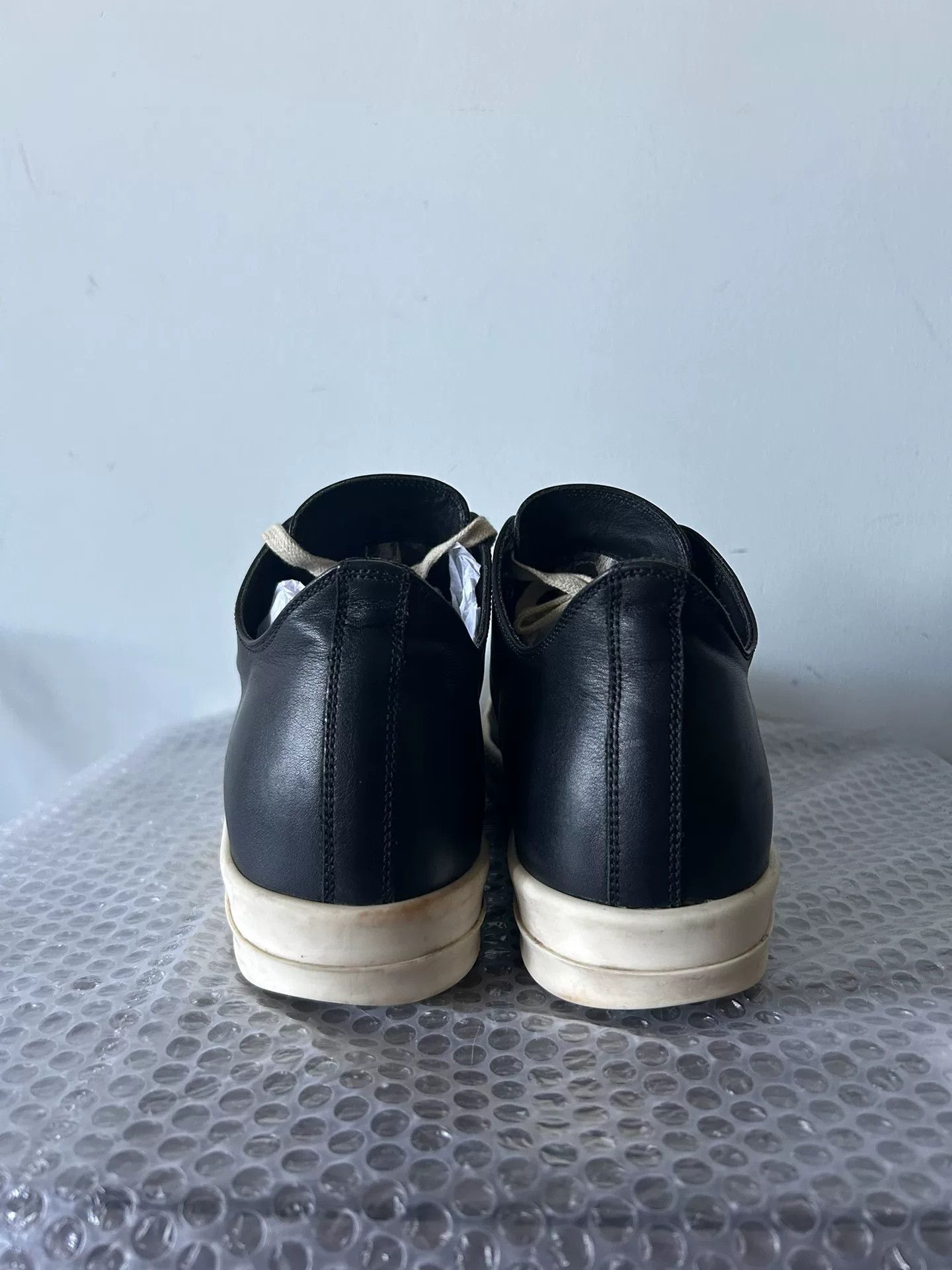 Rick Owens rick owens low-top leather sneakers size 42 Size US 9 / EU 42 - 4 Thumbnail
