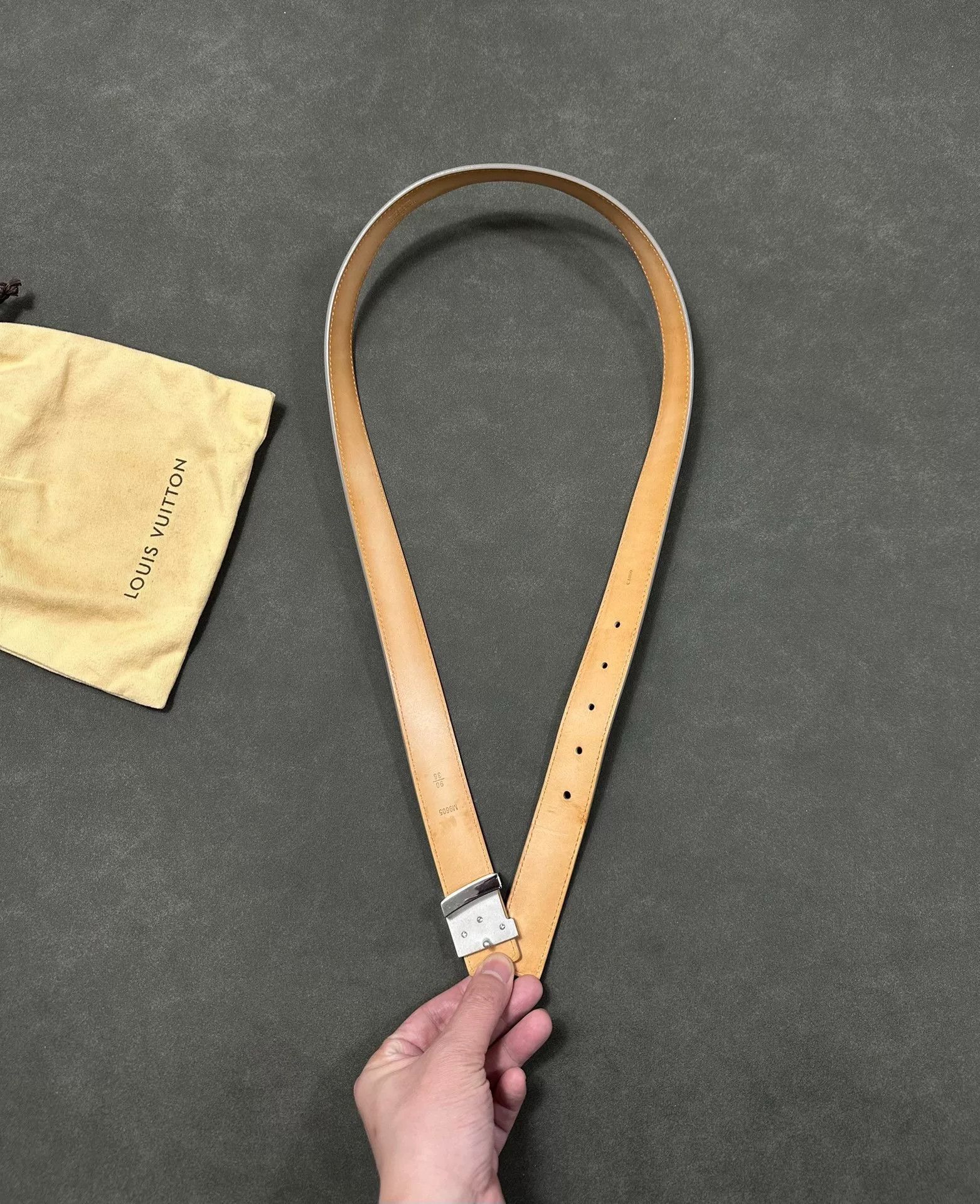 Louis Vuitton Louis Vuitton White Water Ripple Belt Size ONE SIZE - 2 Thumbnail