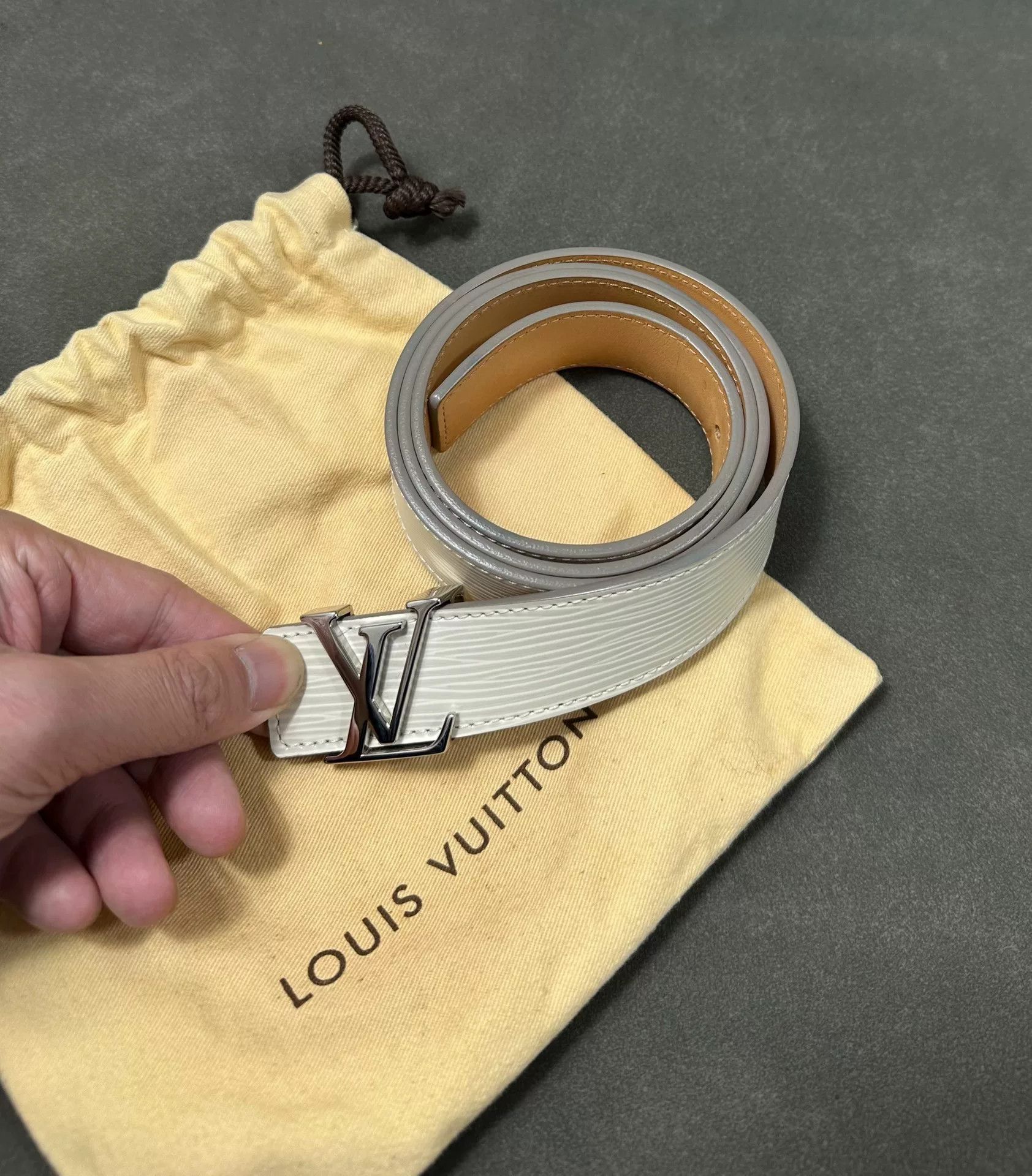 Louis Vuitton Louis Vuitton White Water Ripple Belt Size ONE SIZE - 4 Thumbnail