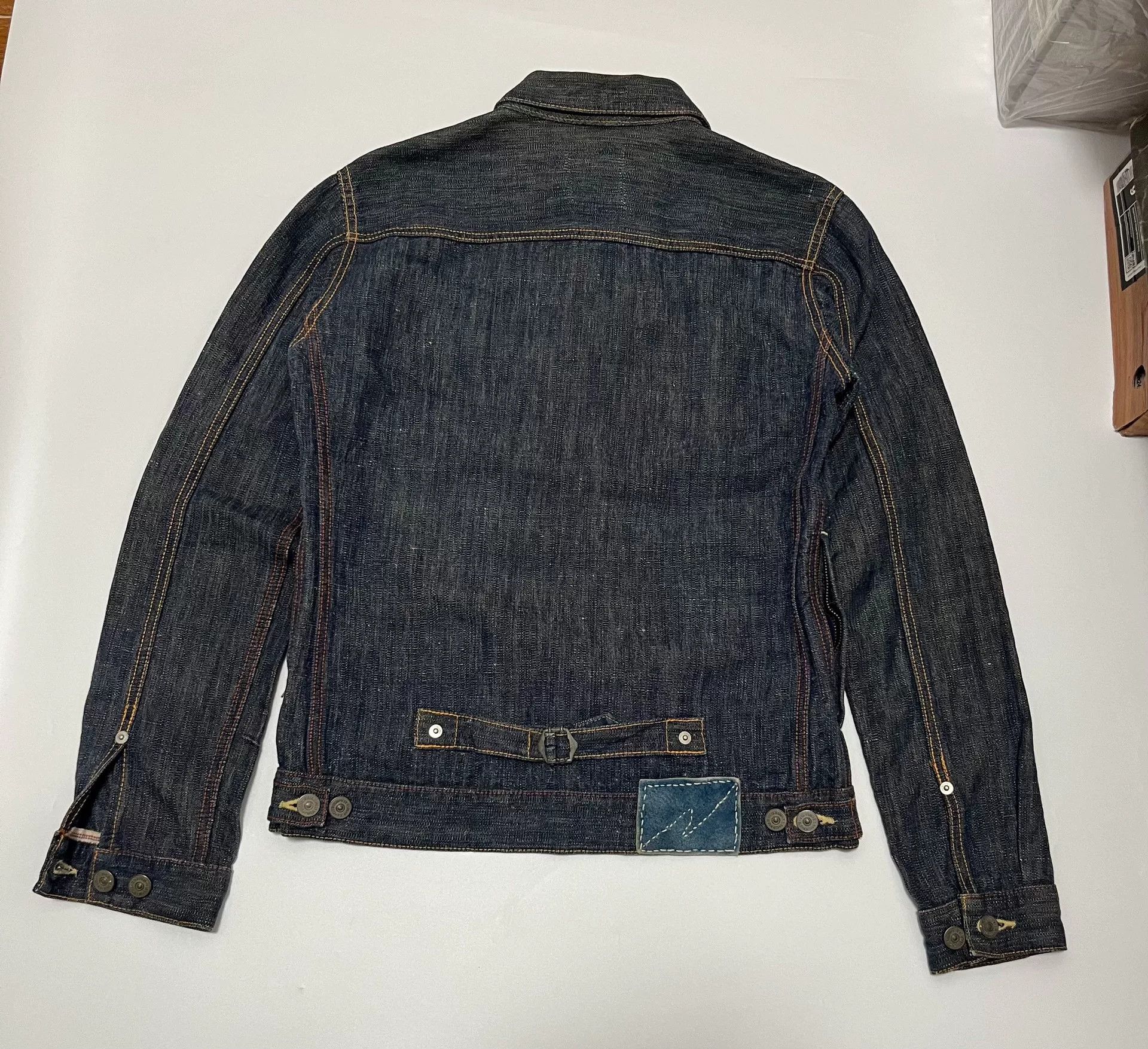 Visvim visvim ict 102 navy grey linen jacket Size US S / EU 44-46 / 1 - 9 Thumbnail