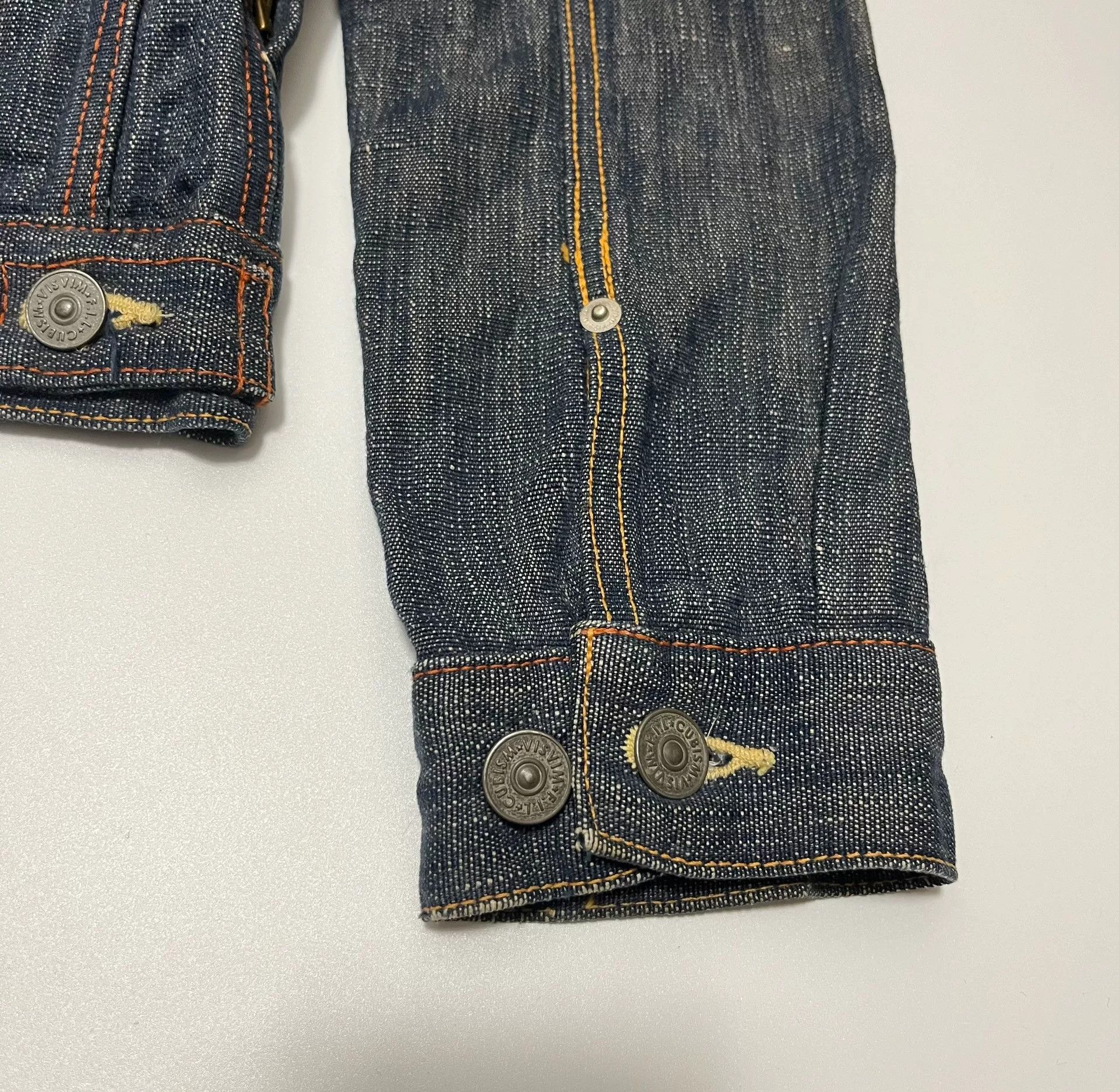 Visvim visvim ict 102 navy grey linen jacket Size US S / EU 44-46 / 1 - 5 Thumbnail
