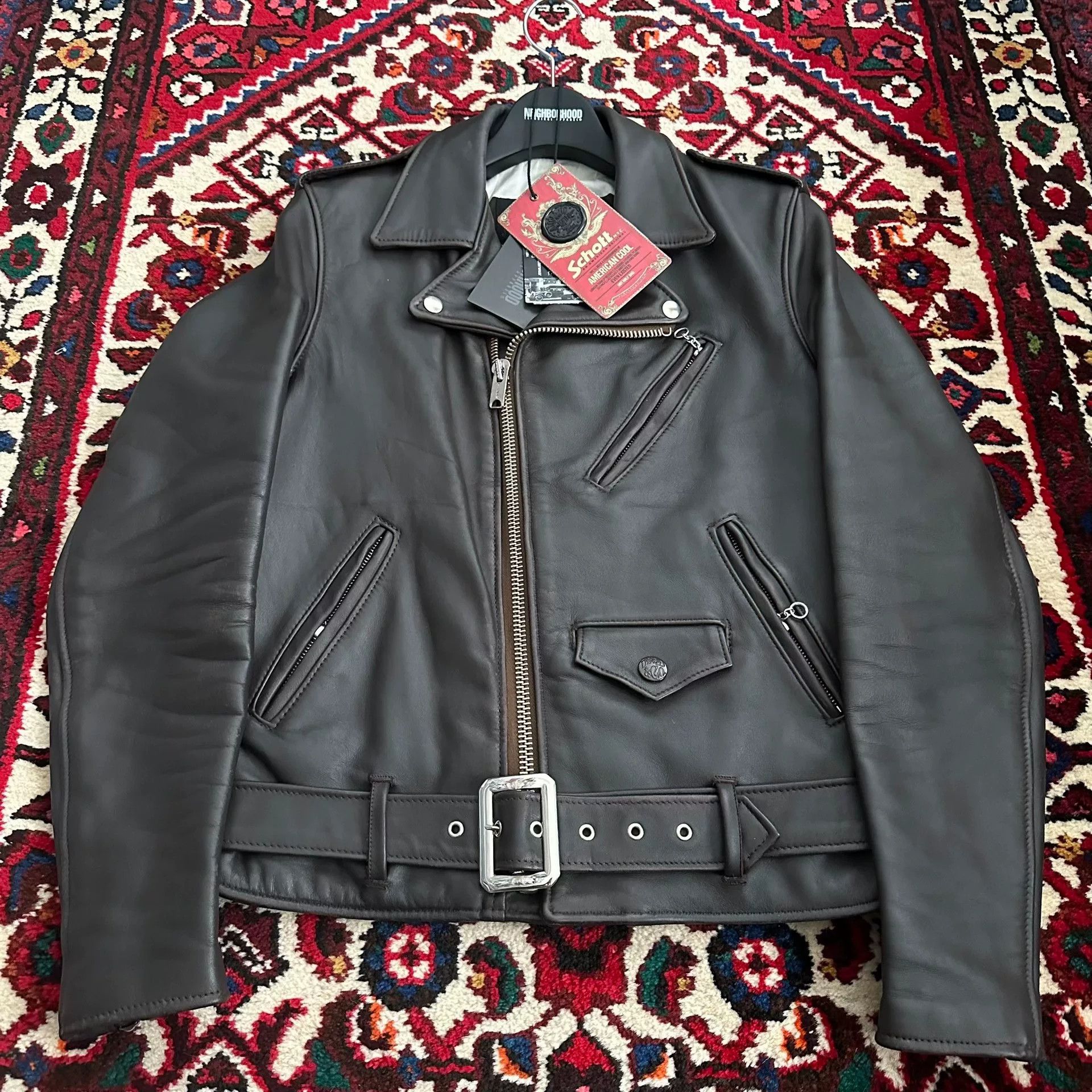 Neighborhood nbhd x schott leather jacket size 36 Size US S / EU 44-46 / 1 - 3 Thumbnail