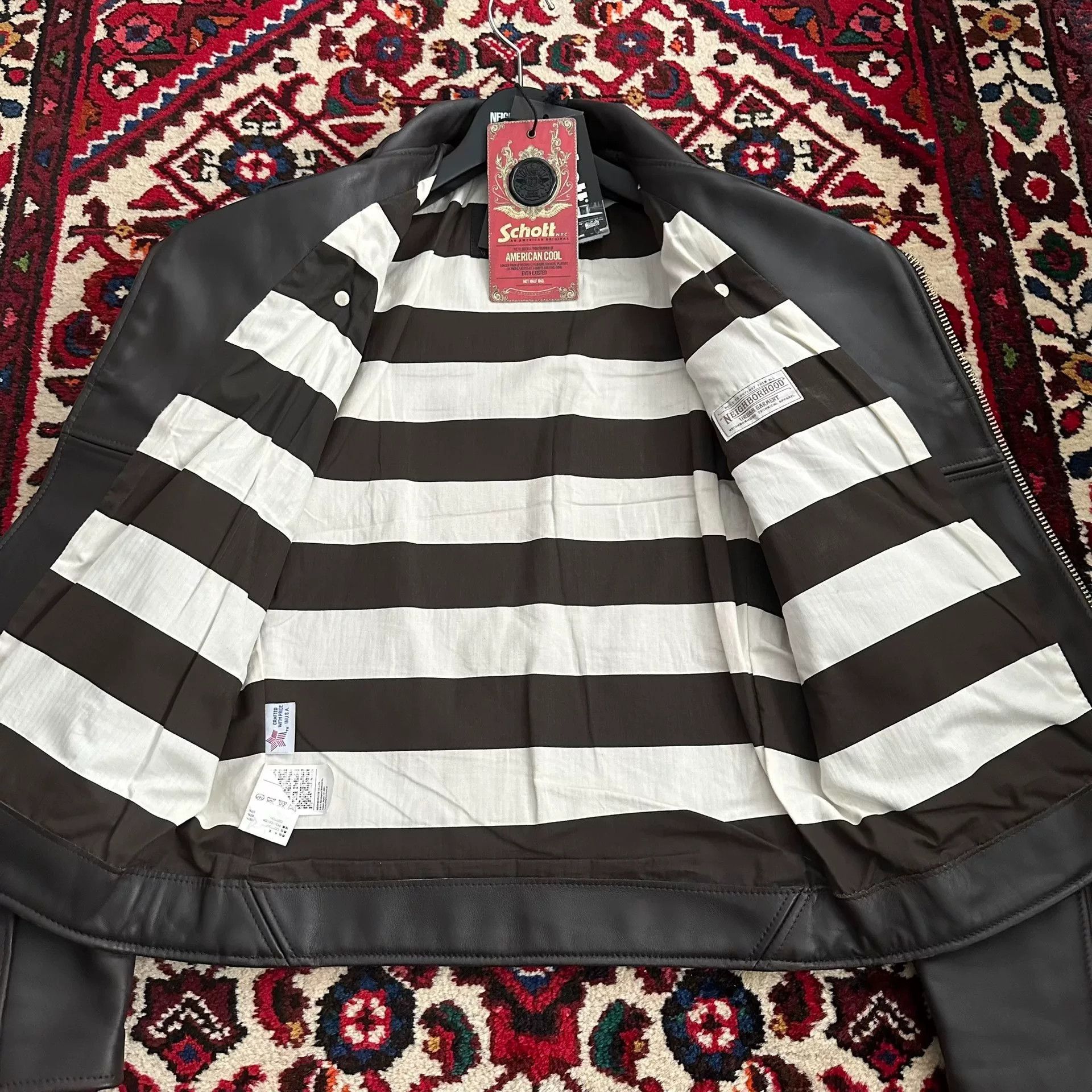 Neighborhood nbhd x schott leather jacket size 36 Size US S / EU 44-46 / 1 - 5 Thumbnail
