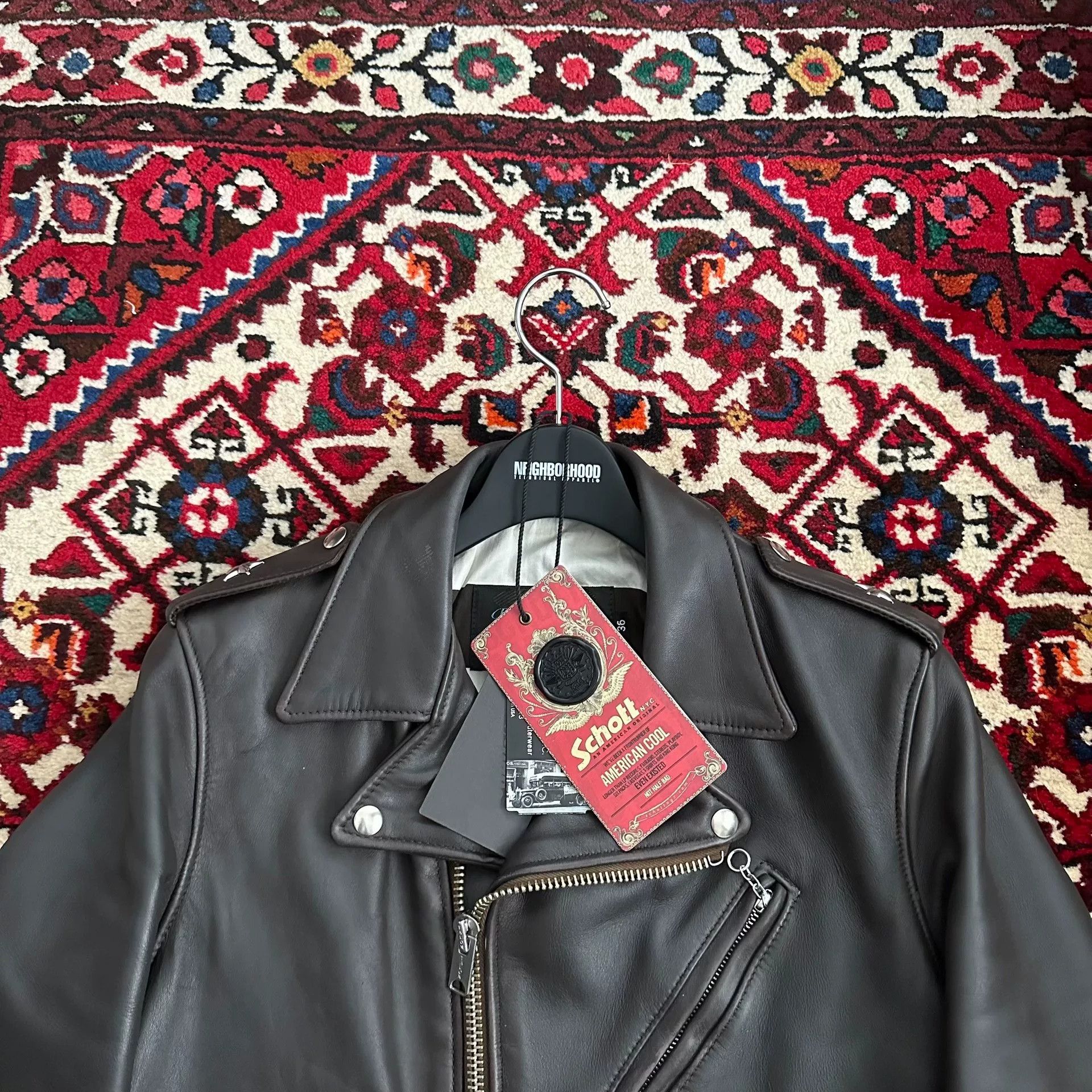 Neighborhood nbhd x schott leather jacket size 36 Size US S / EU 44-46 / 1 - 6 Thumbnail