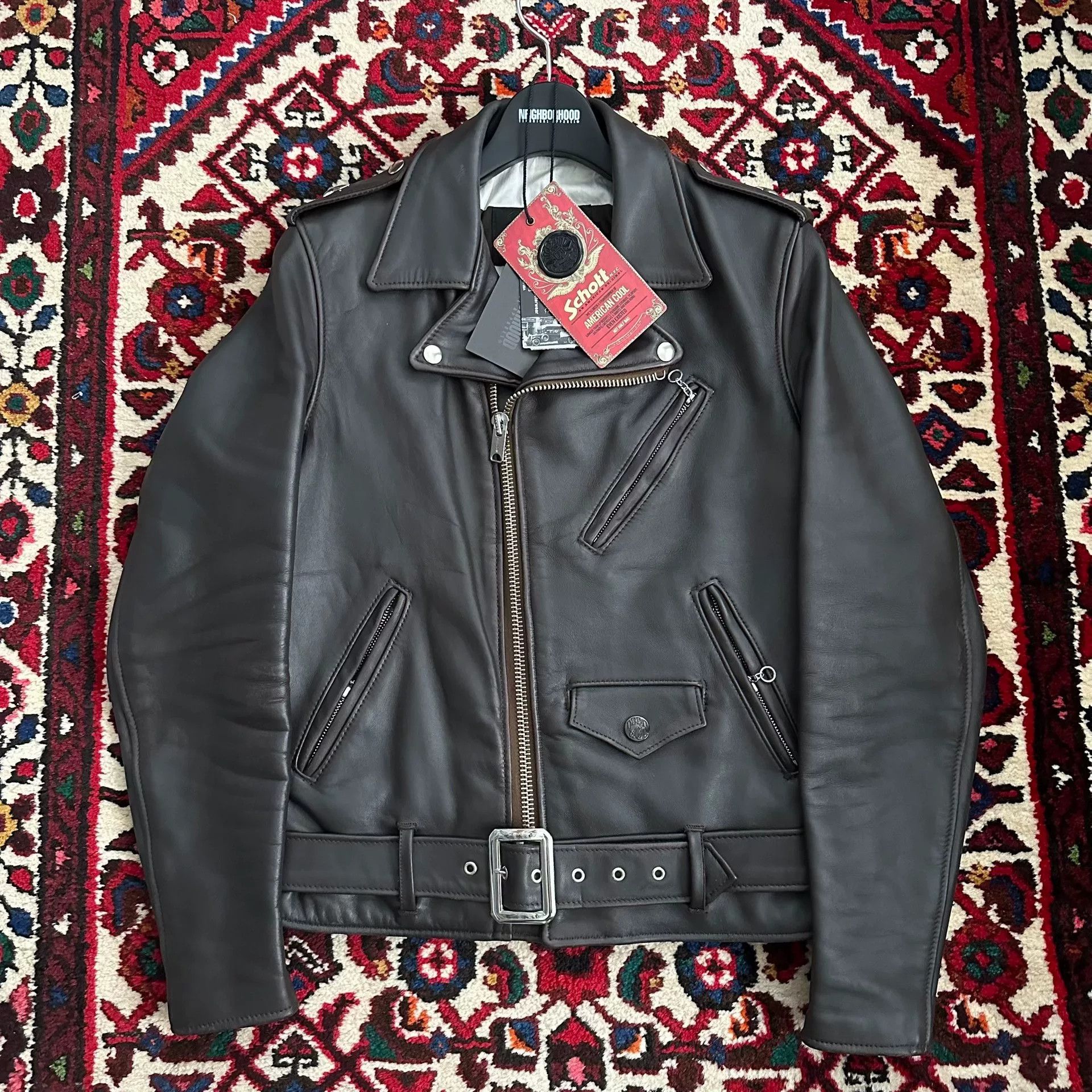 Neighborhood nbhd x schott leather jacket size 36 Size US S / EU 44-46 / 1 - 2 Thumbnail