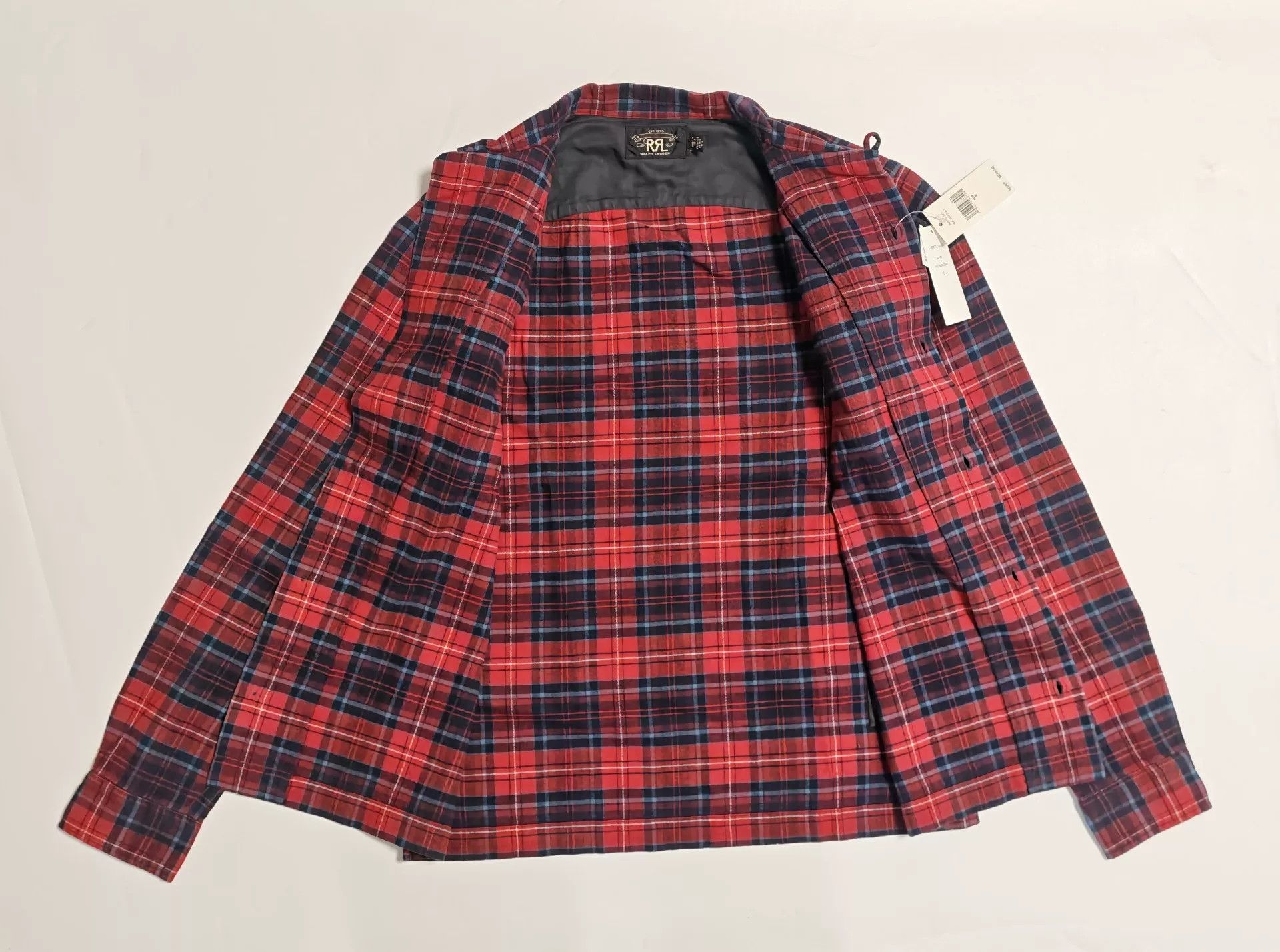 RRL Ralph Lauren Ralph Lauren RRL Red Black Plaid Shirt Size US S / EU 44-46 / 1 - 5 Thumbnail