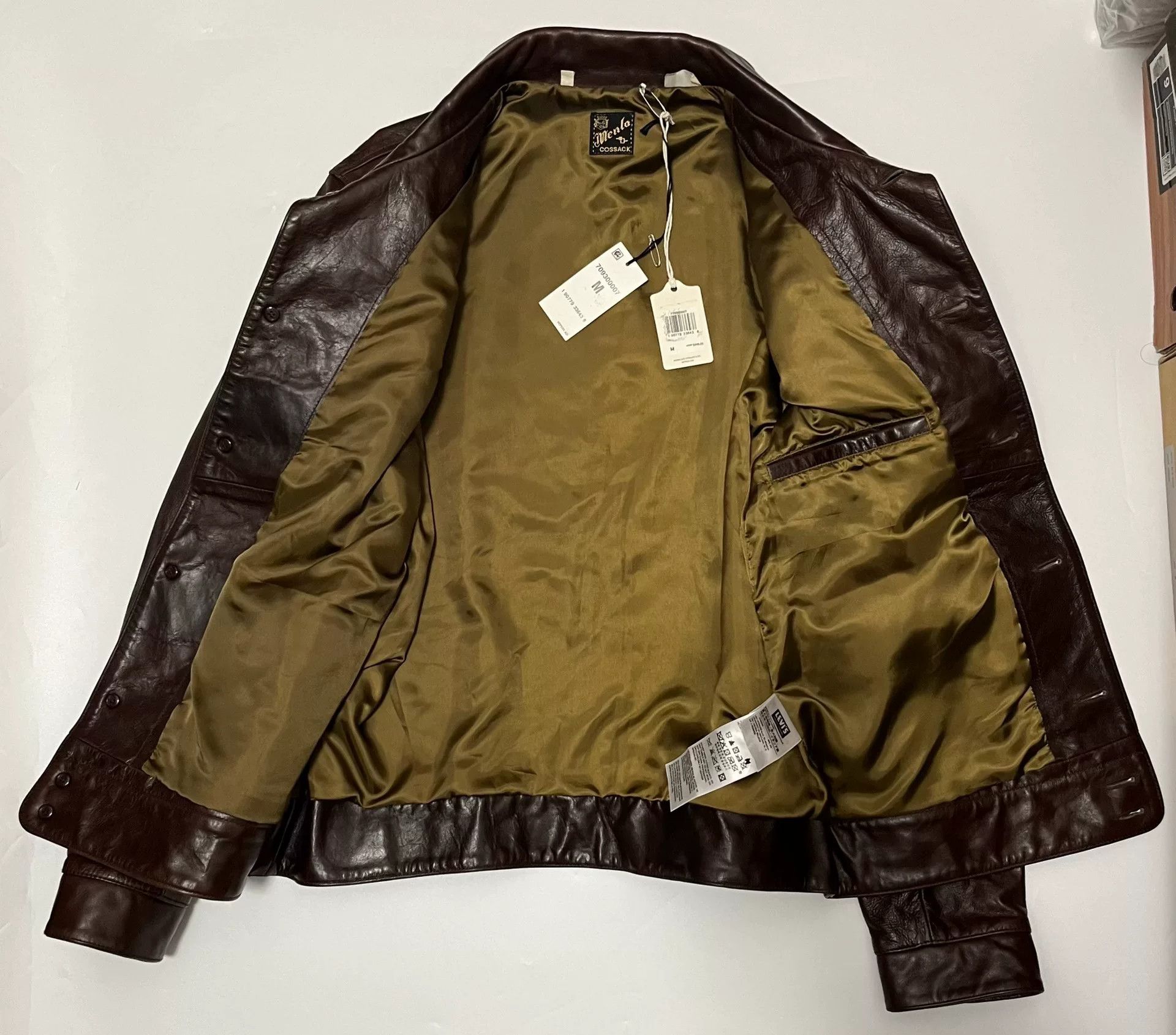 Levi's Vintage Clothing levi's leather jacket lvc einstein style Size US M / EU 48-50 / 2 - 4 Thumbnail