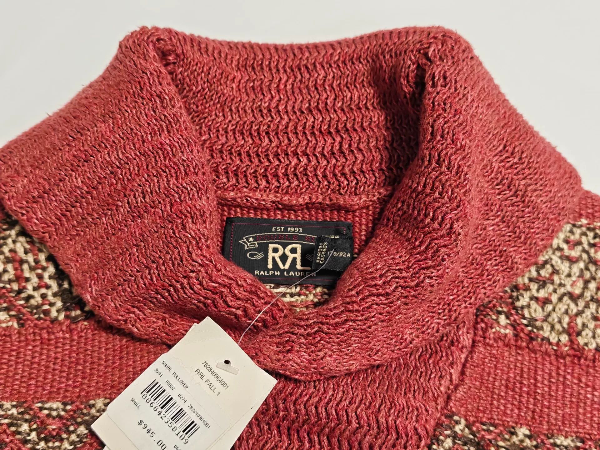 RRL Ralph Lauren Ralph Lauren RRL Fair Isle Knit Sweater Size US S / EU 44-46 / 1 - 4 Thumbnail