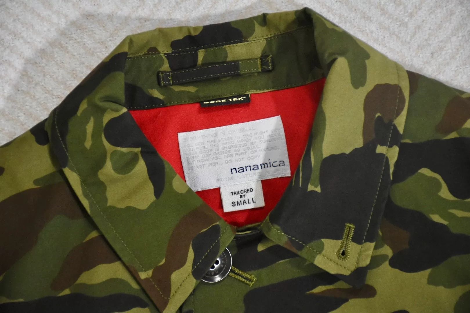 Nanamica nanamica gore-tex camouflage jacket Size US S / EU 44-46 / 1 - 4 Thumbnail
