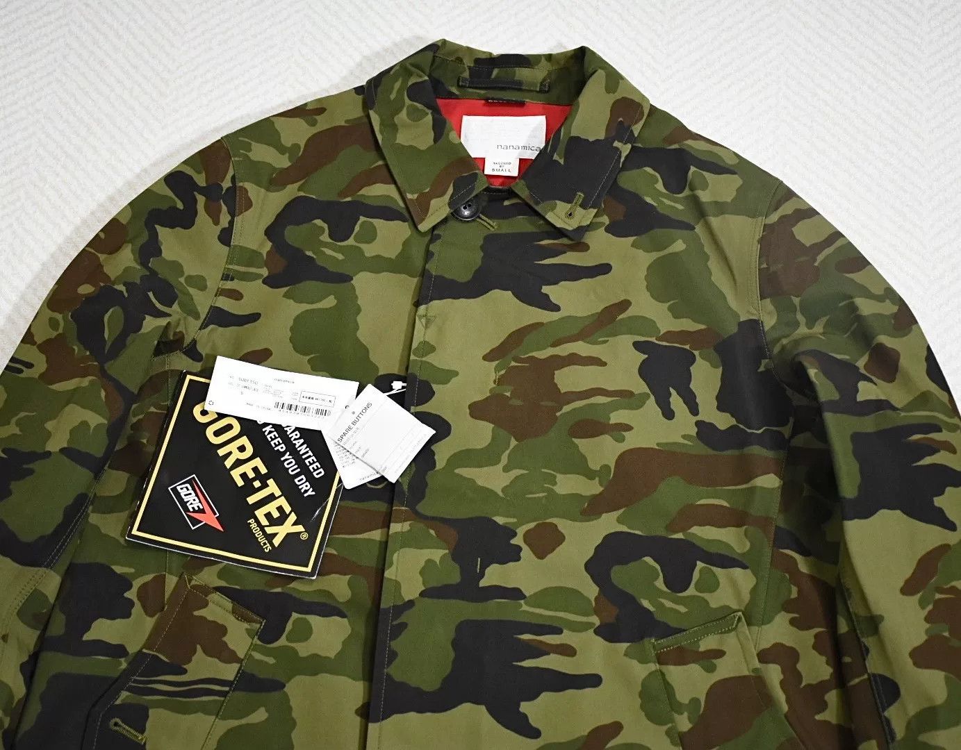 Nanamica nanamica gore-tex camouflage jacket Size US S / EU 44-46 / 1 - 3 Thumbnail