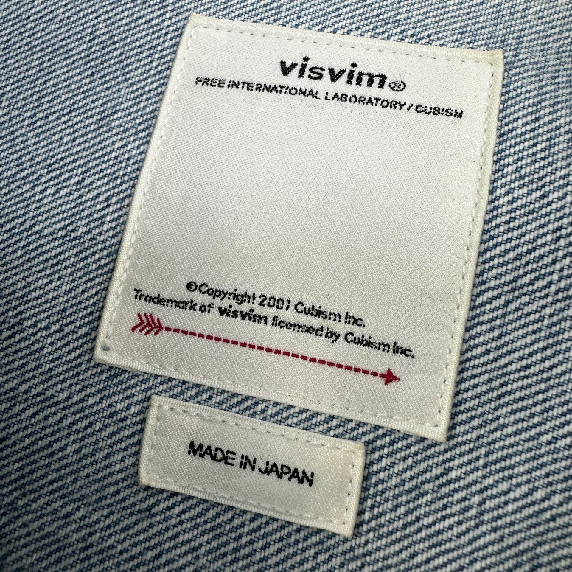Visvim visvim 19ss denim jacket with damage effects Size US S / EU 44-46 / 1 - 7 Thumbnail