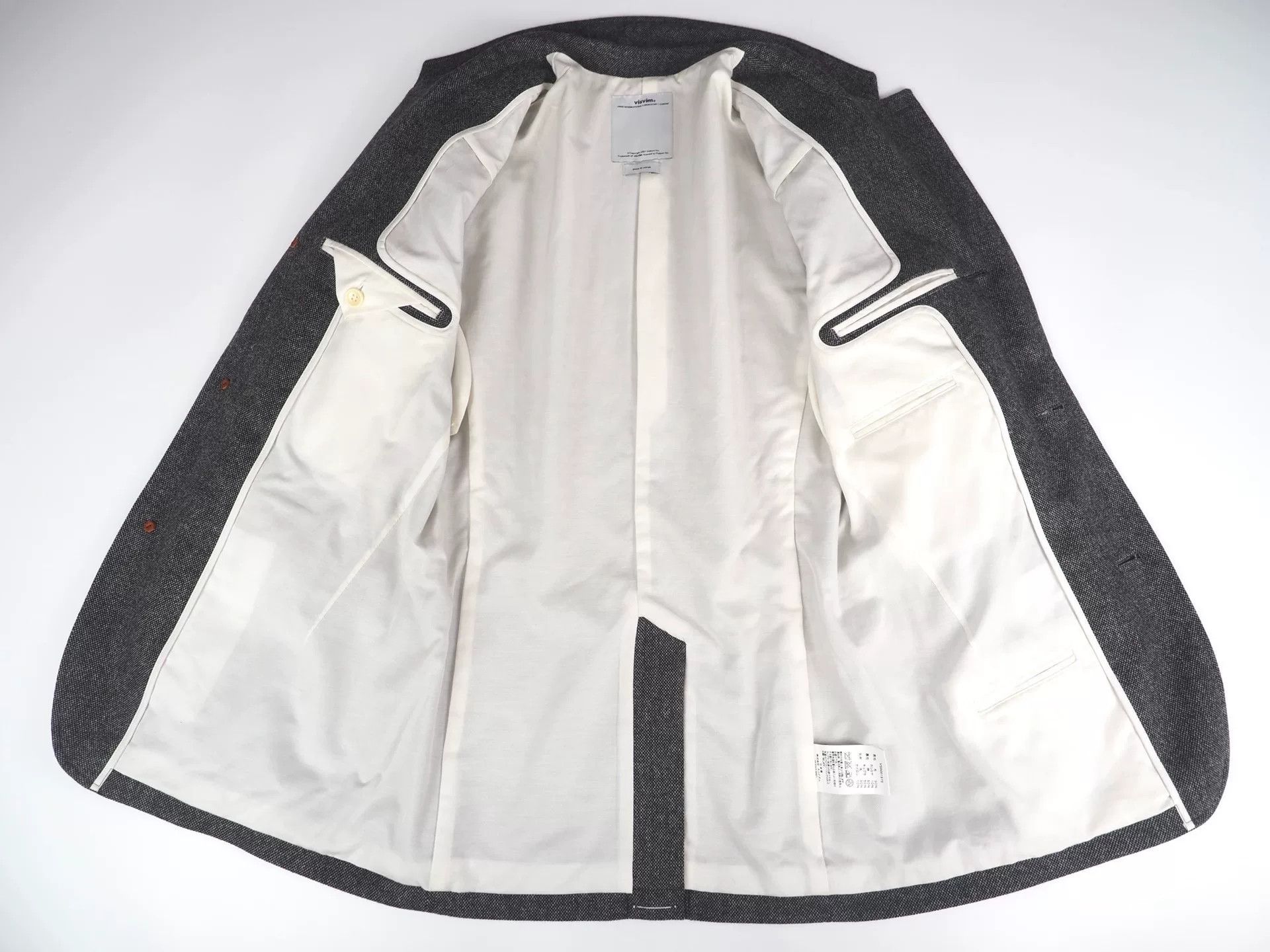 Visvim visvim grey wool blazer with cashmere blend Size US M / EU 48-50 / 2 - 6 Thumbnail