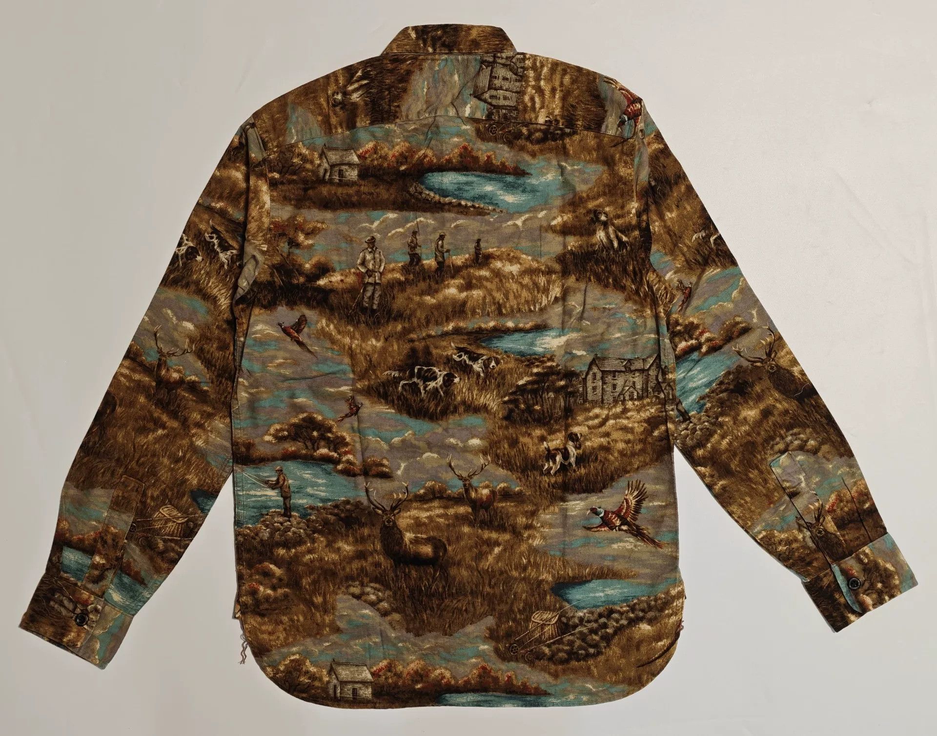 RRL Ralph Lauren Ralph Lauren Vintage Hunting Print Shirt Size US S / EU 44-46 / 1 - 8 Thumbnail