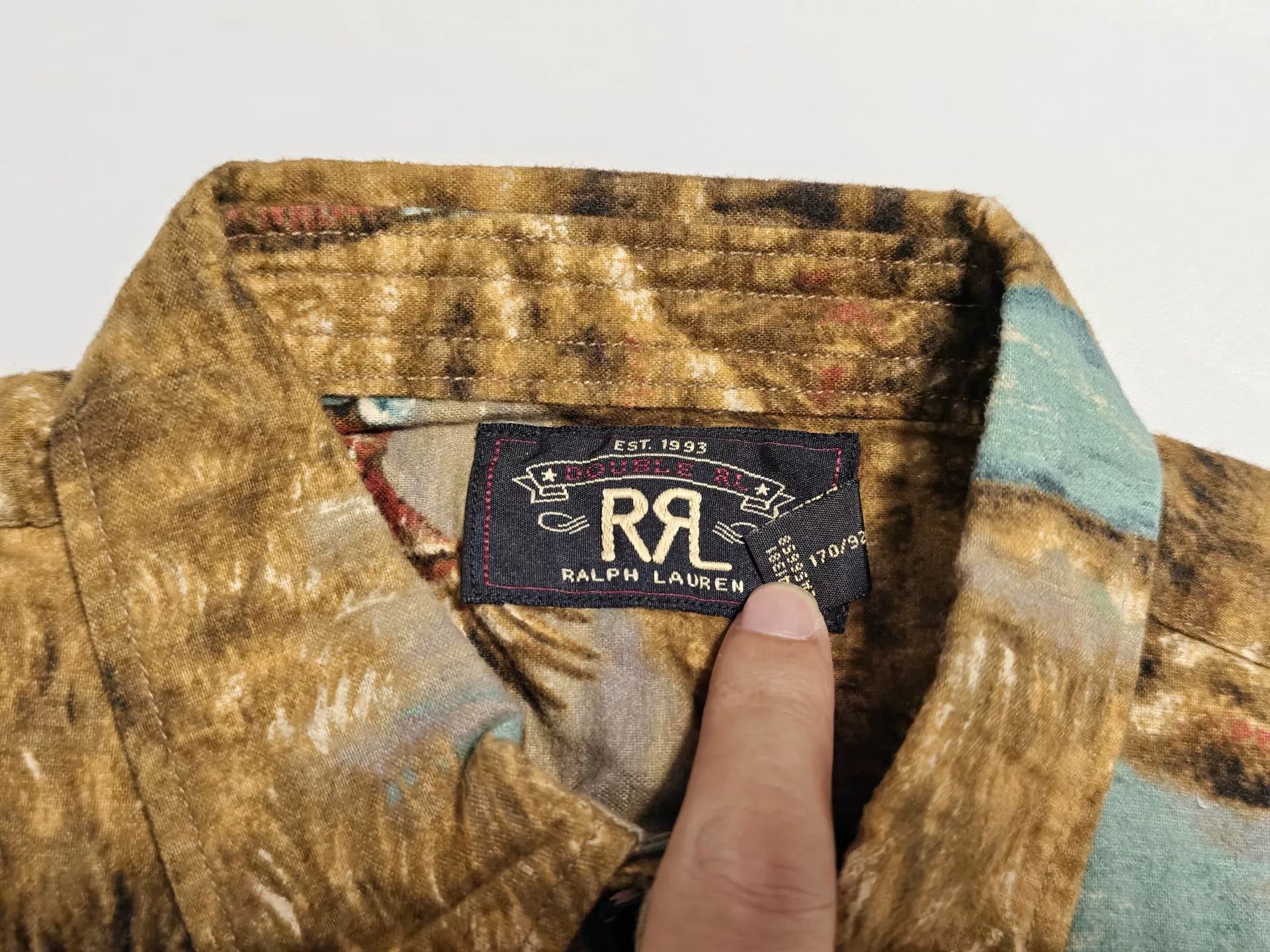 RRL Ralph Lauren Ralph Lauren Vintage Hunting Print Shirt Size US S / EU 44-46 / 1 - 4 Thumbnail