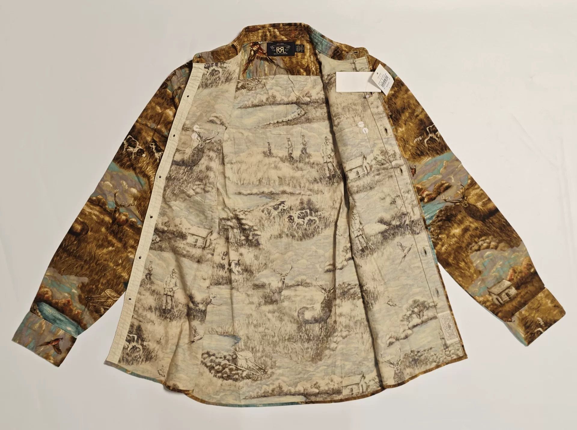 RRL Ralph Lauren Ralph Lauren Vintage Hunting Print Shirt Size US S / EU 44-46 / 1 - 5 Thumbnail