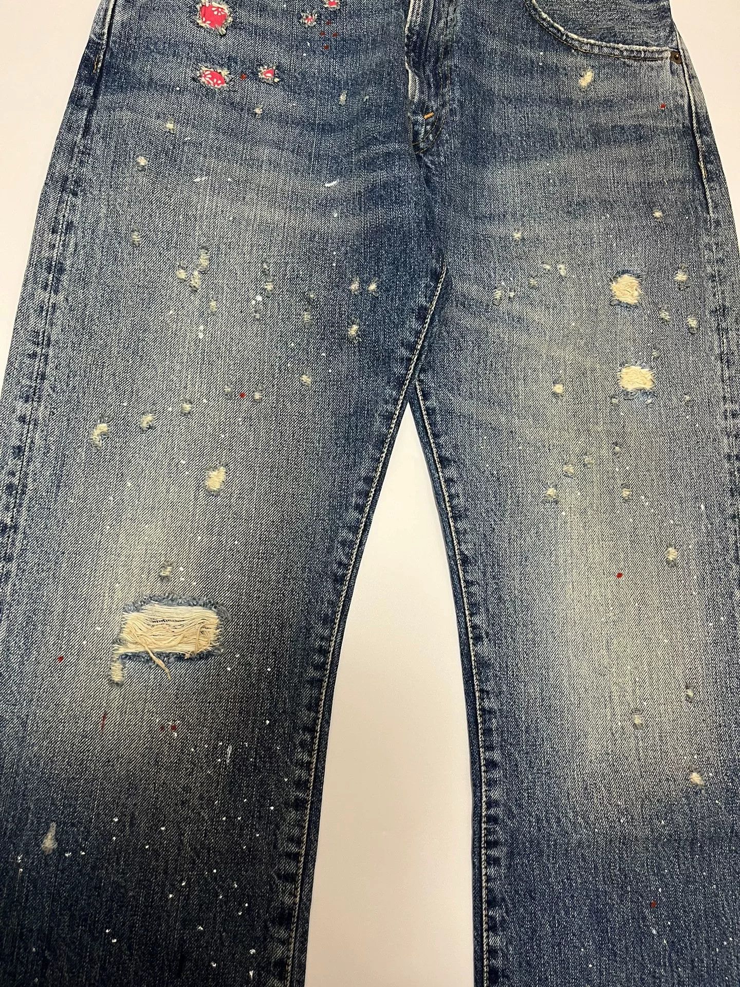Levi's vintage distressed denim jeans by levi's Size US 31 - 3 Thumbnail