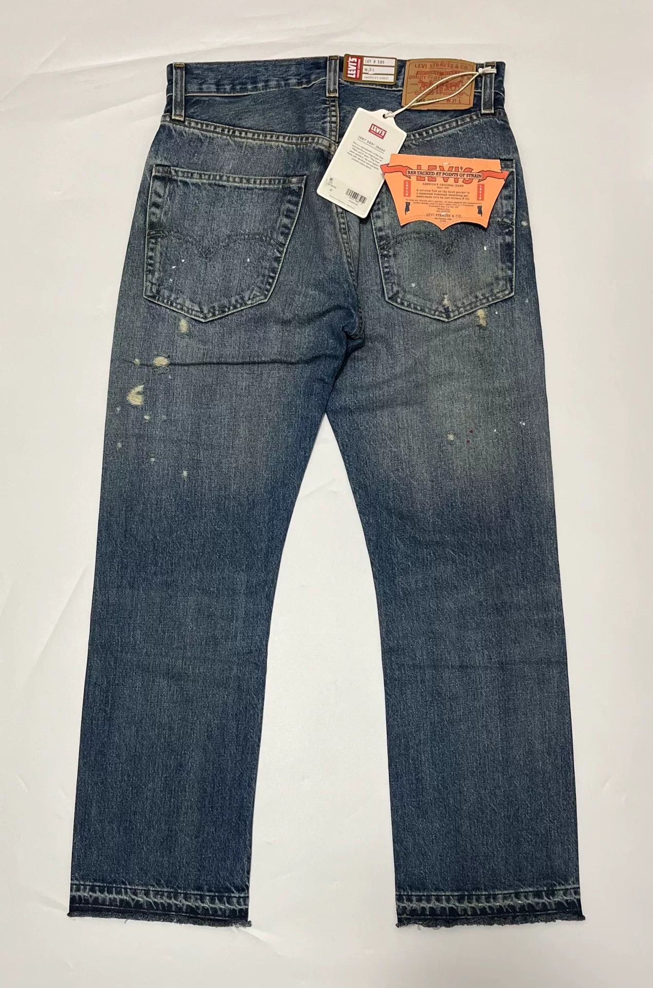 Levi's vintage distressed denim jeans by levi's Size US 31 - 8 Thumbnail