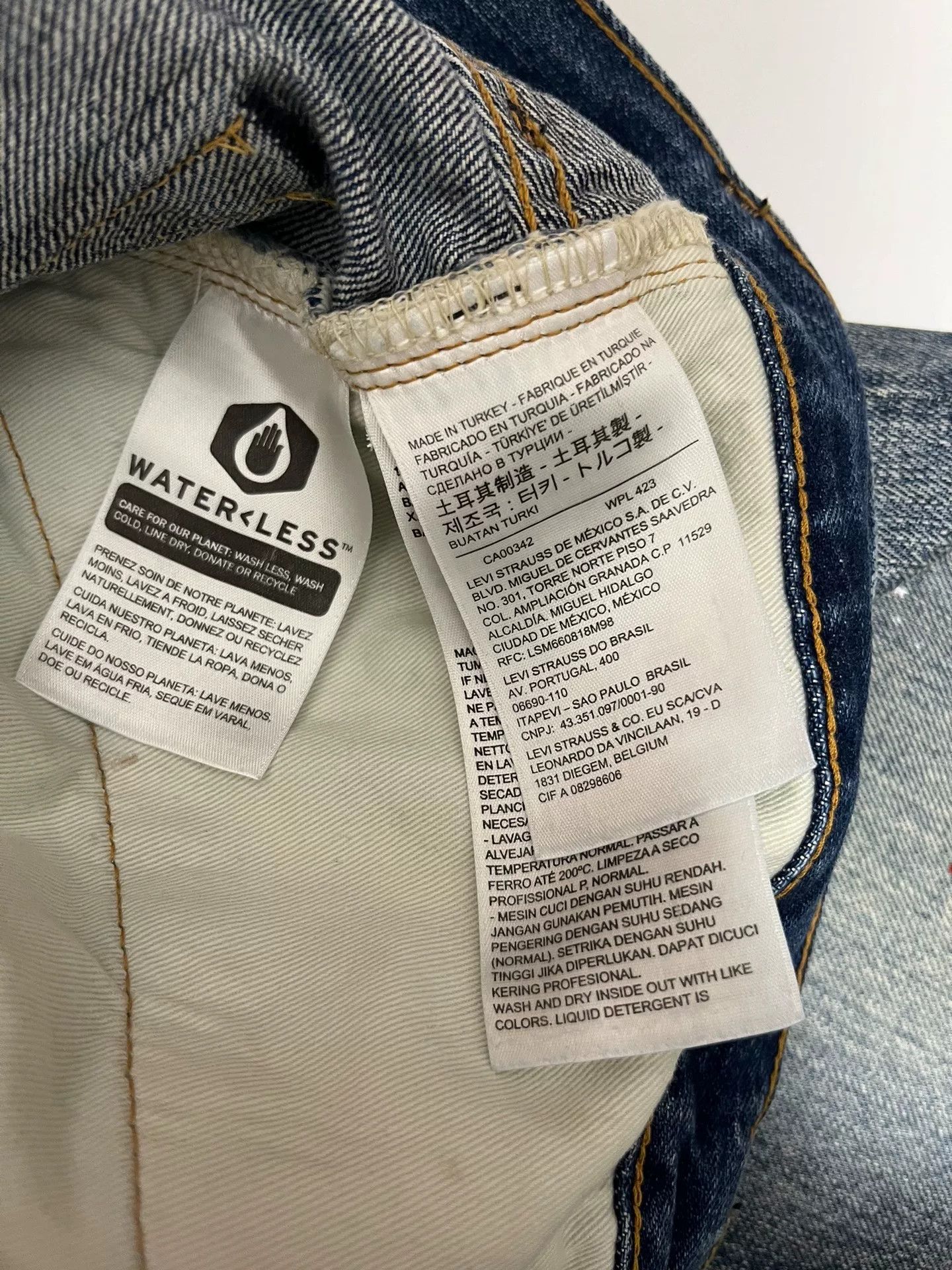Levi's vintage distressed denim jeans by levi's Size US 31 - 5 Thumbnail