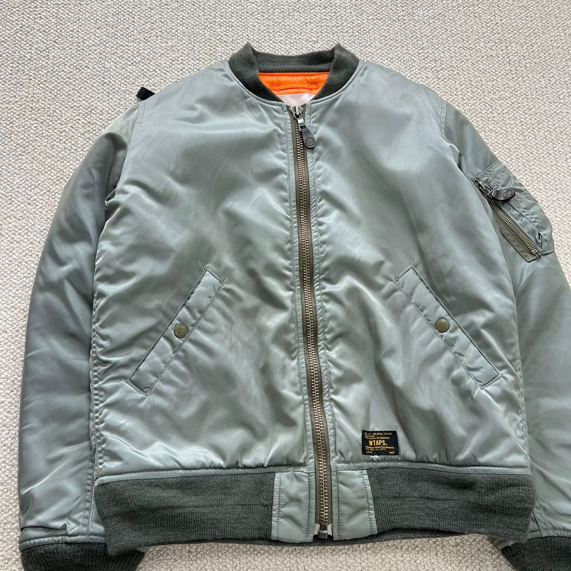 Wtaps WTAPS MA1 Flight Jacket Vintage Style Outerwear Size US M / EU 48-50 / 2 - 3 Thumbnail