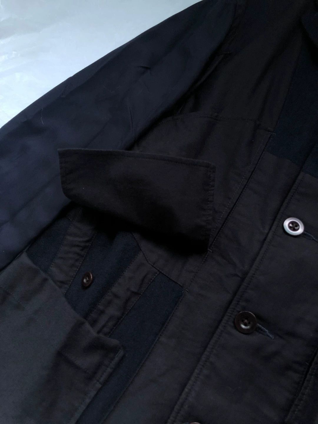 Visvim stylish navy wool jacket by kolor Size US M / EU 48-50 / 2 - 4 Thumbnail