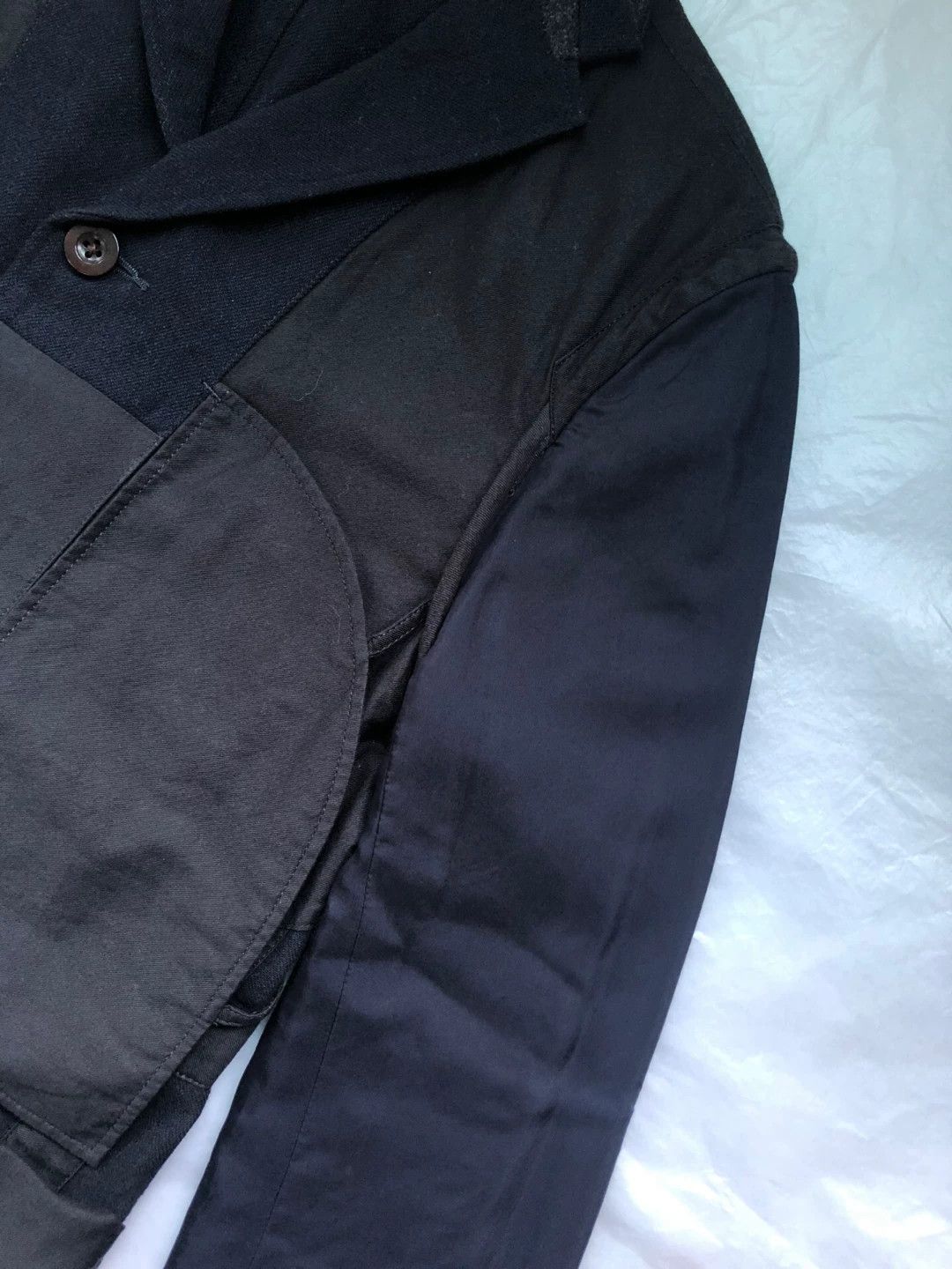 Visvim stylish navy wool jacket by kolor Size US M / EU 48-50 / 2 - 5 Thumbnail