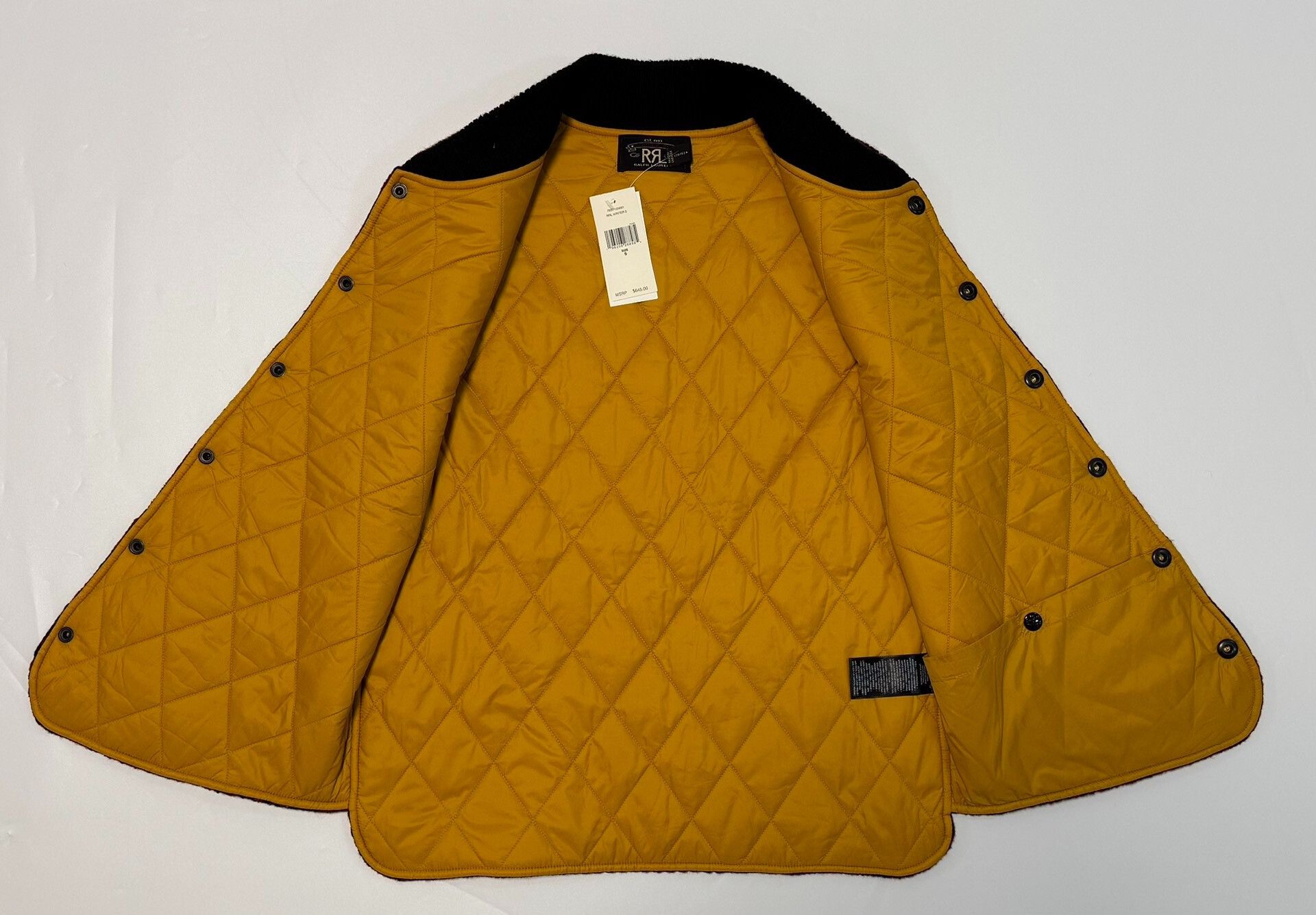 rrl southwestern jacquard knit vest size s