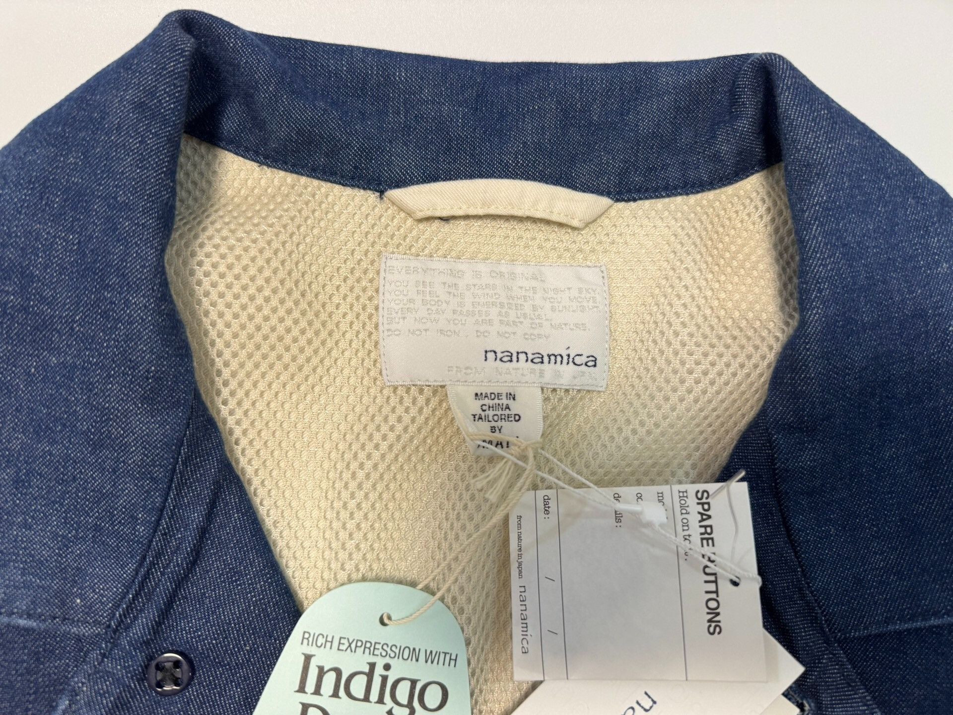 Nanamica nanamica indigo oversized jacket Size US S / EU 44-46 / 1 - 4 Thumbnail