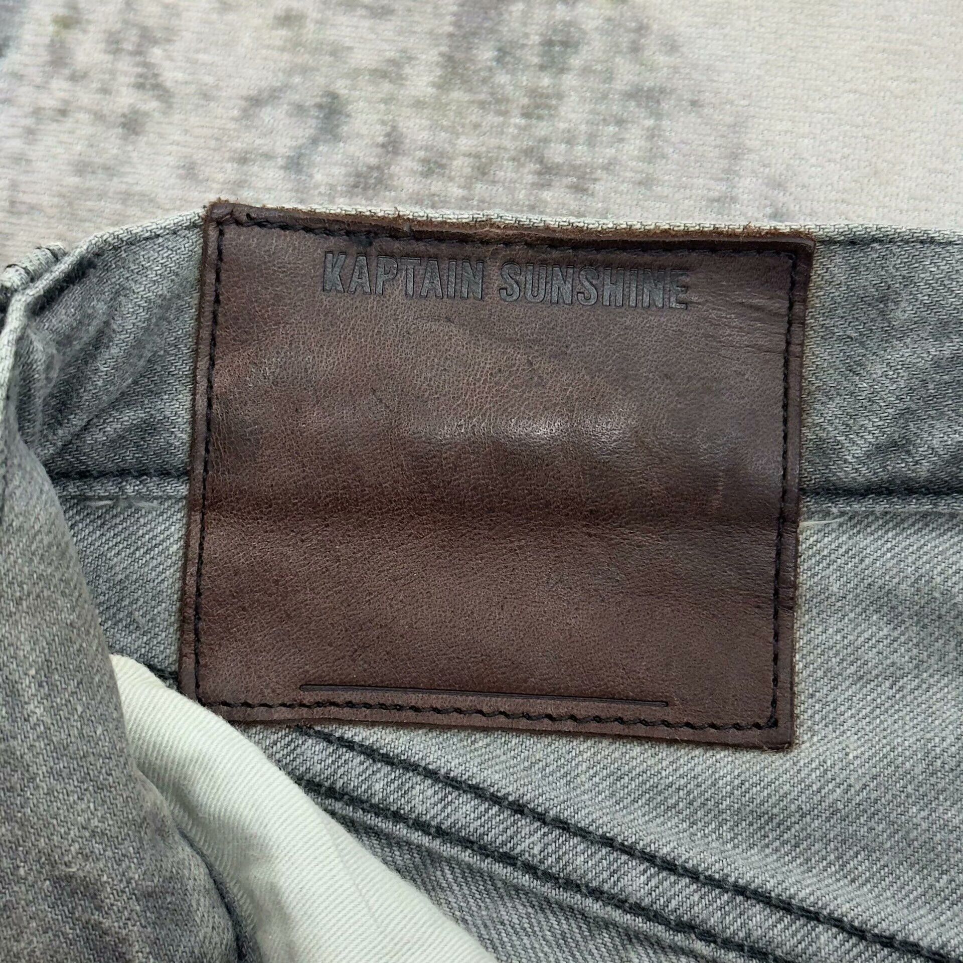 Kaptain Sunshine KAPTAIN SUNSHINE 5P Straight Cut Jeans Size US 30 / EU 46 - 6 Thumbnail