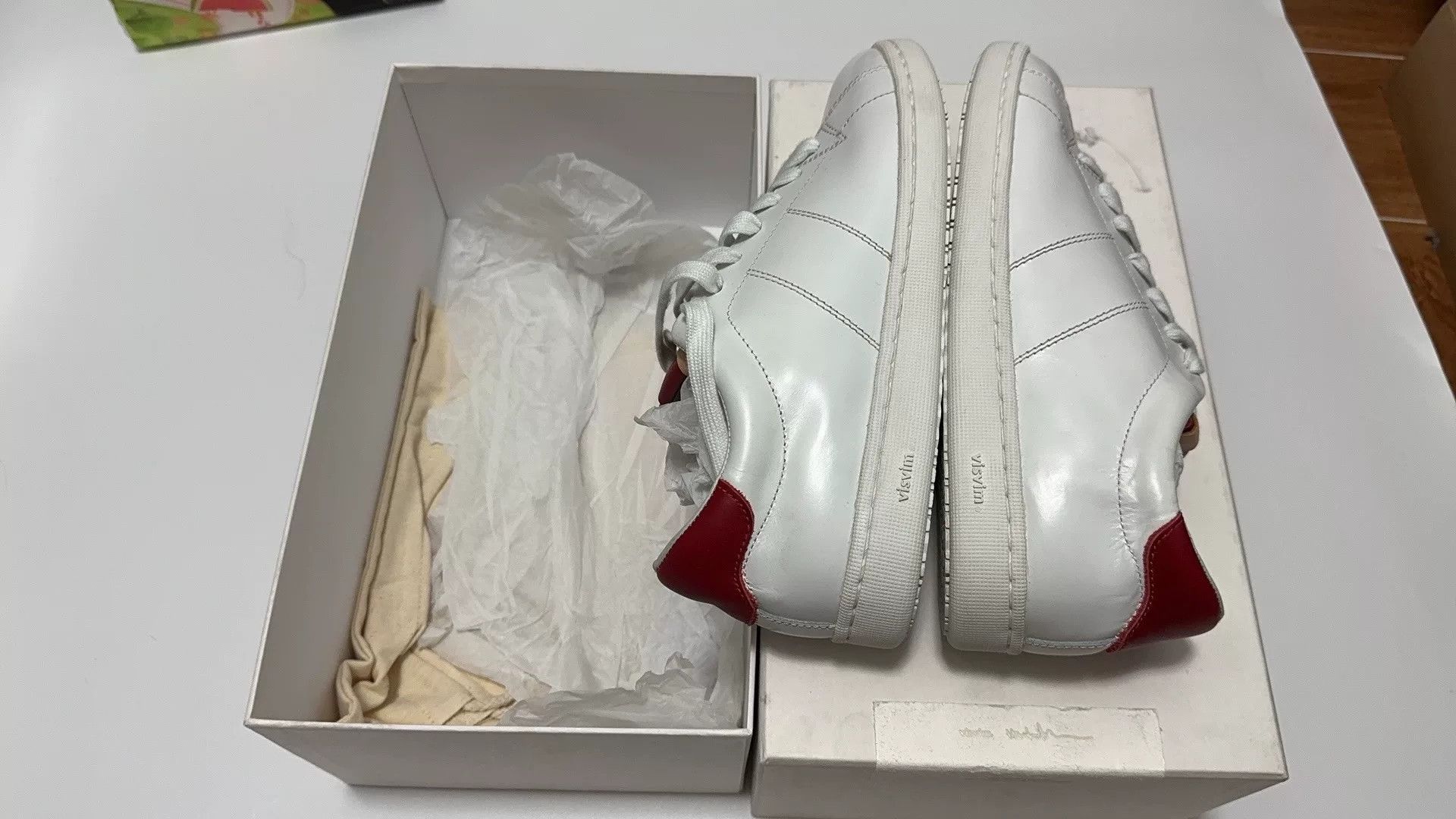Visvim visvim foley folk sneakers in red Size US 8 / EU 41 - 3 Thumbnail