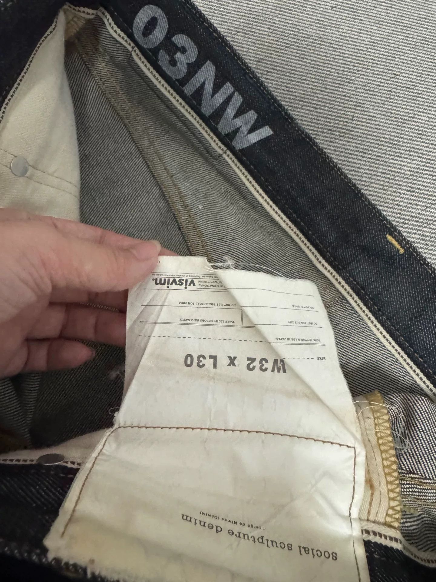Visvim visvim 15aw non-washed denim pants Size US 32 / EU 48 - 5 Thumbnail