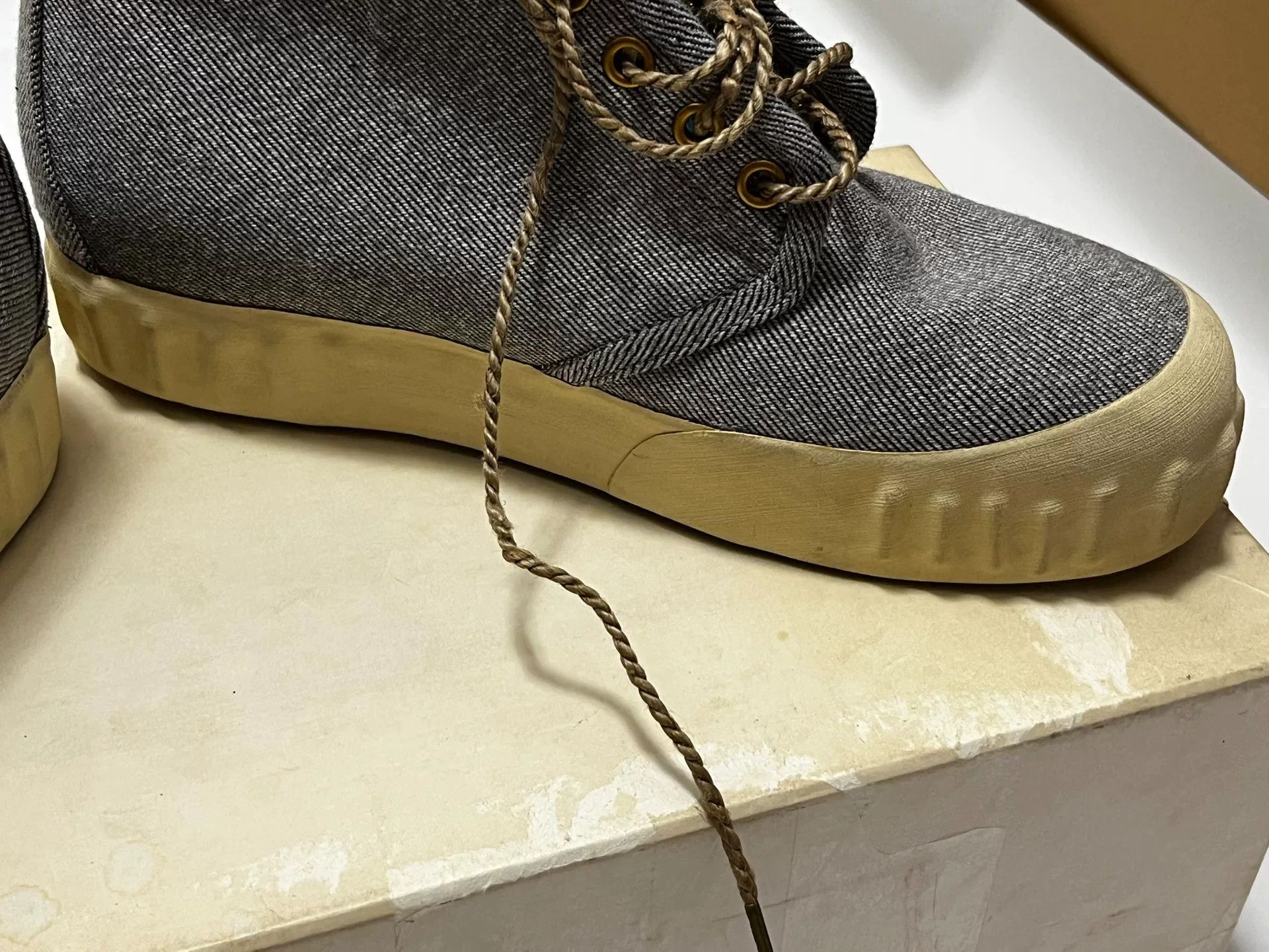Visvim visvim udiam folk grey high-top trainers Size US 8 / EU 41 - 8 Thumbnail