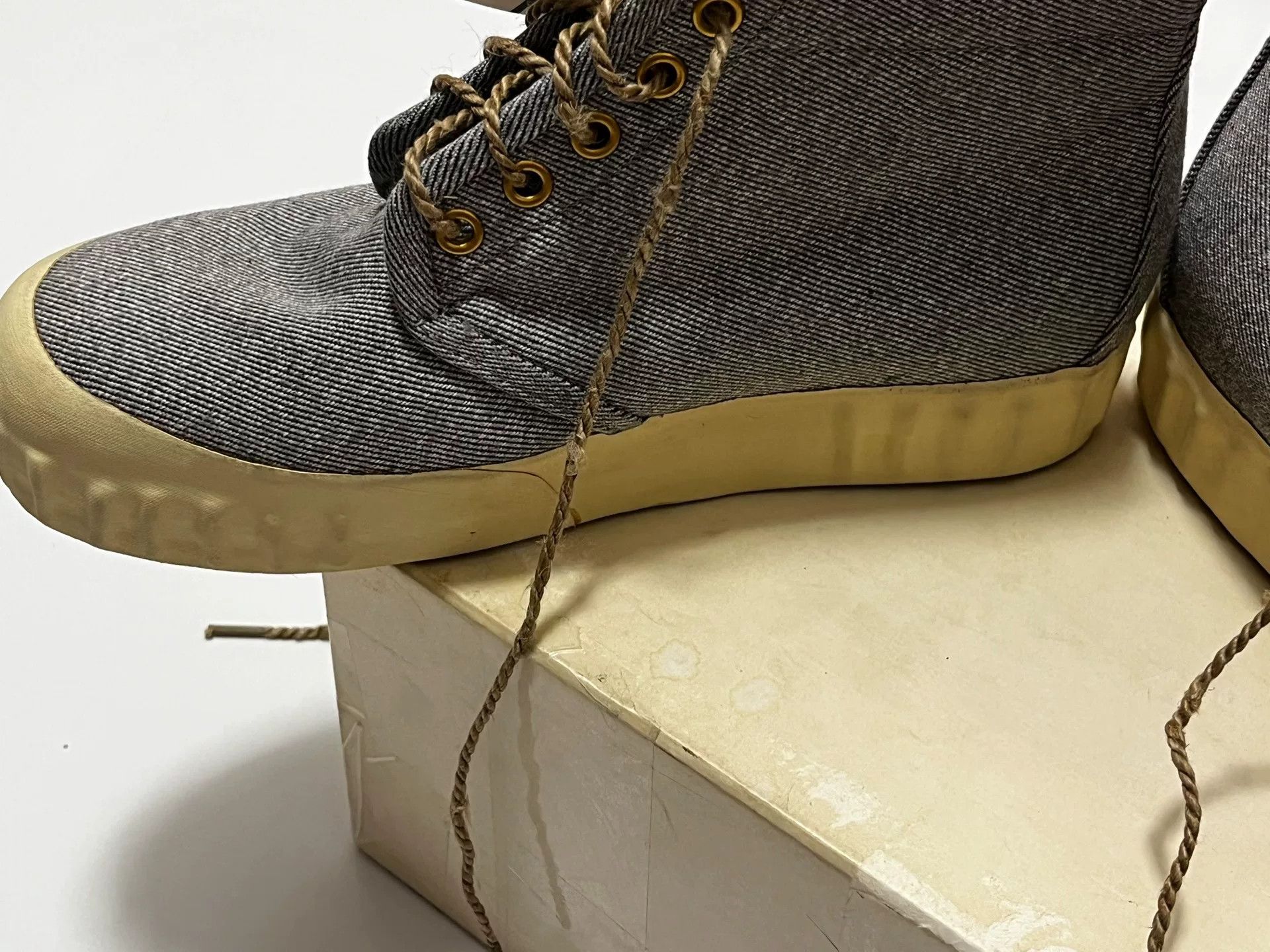 Visvim visvim udiam folk grey high-top trainers Size US 8 / EU 41 - 7 Thumbnail