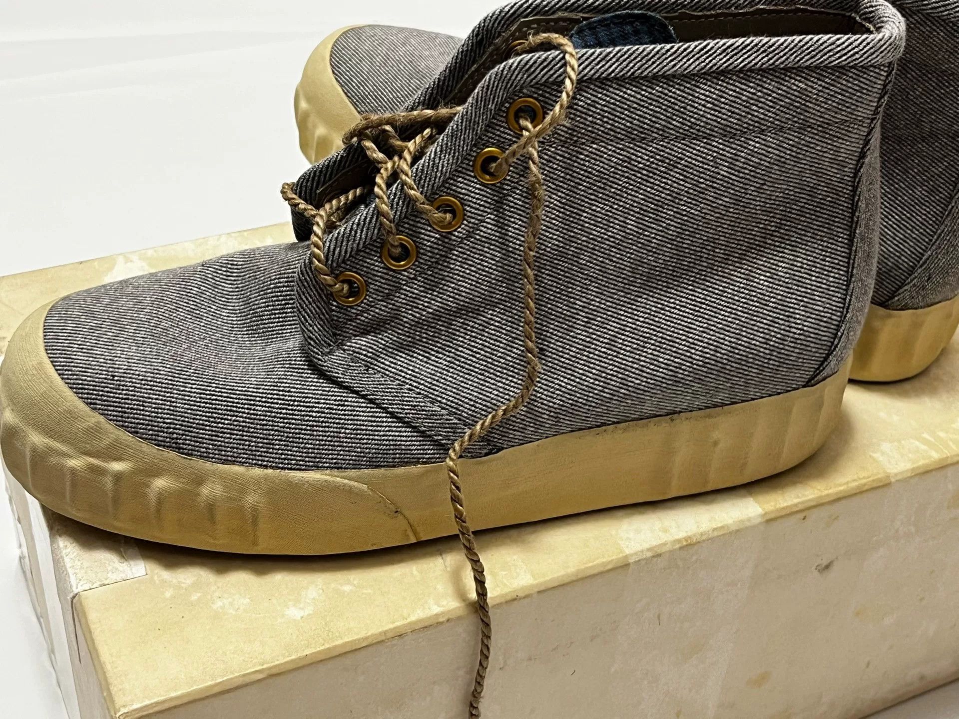 Visvim visvim udiam folk grey high-top trainers Size US 8 / EU 41 - 4 Thumbnail