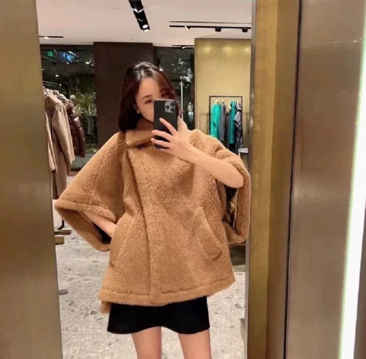 Max Mara maxmara brown camel wool cape coat Size M / US 6-8 / IT 42-44 - 8 Thumbnail