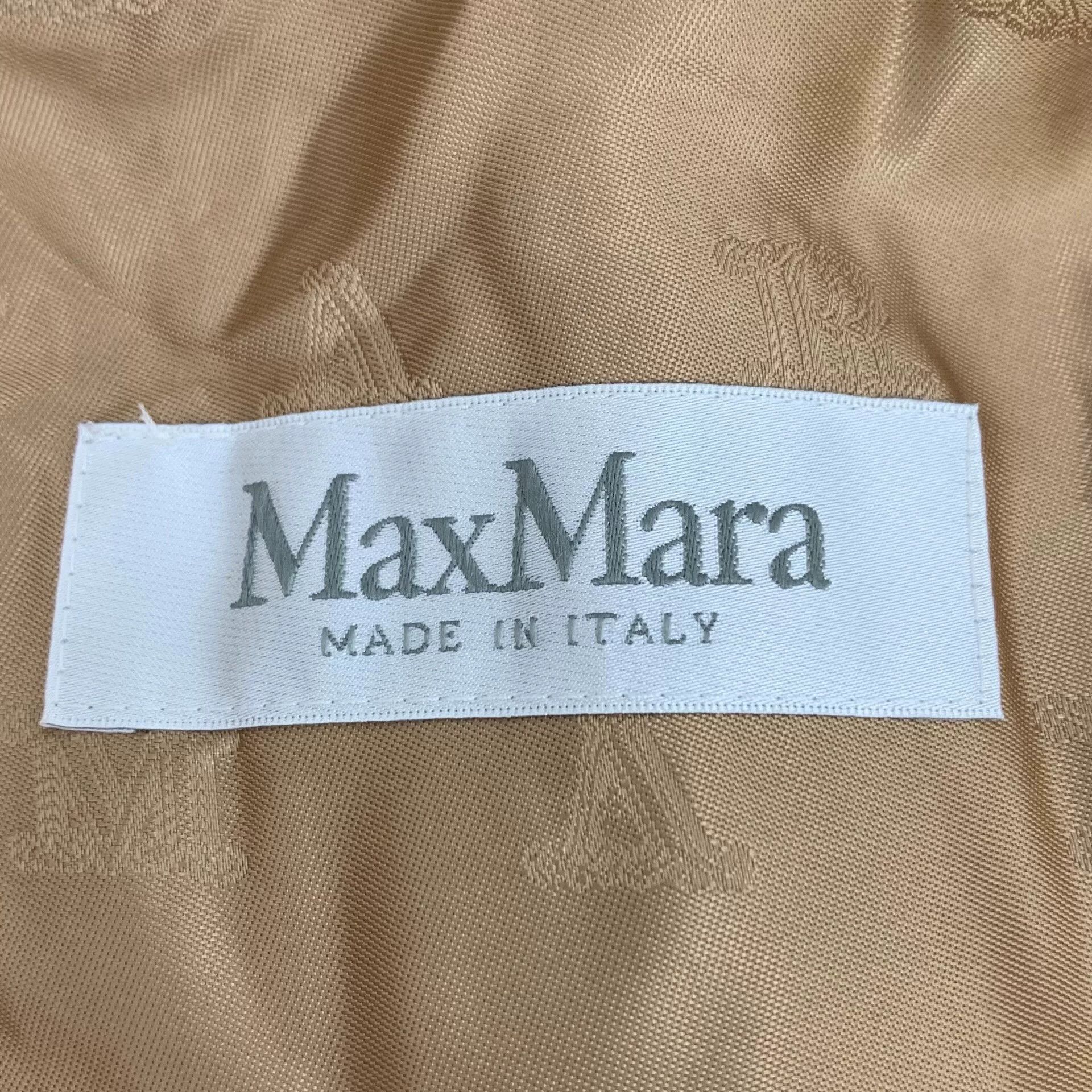 Max Mara maxmara brown camel wool cape coat Size M / US 6-8 / IT 42-44 - 5 Thumbnail