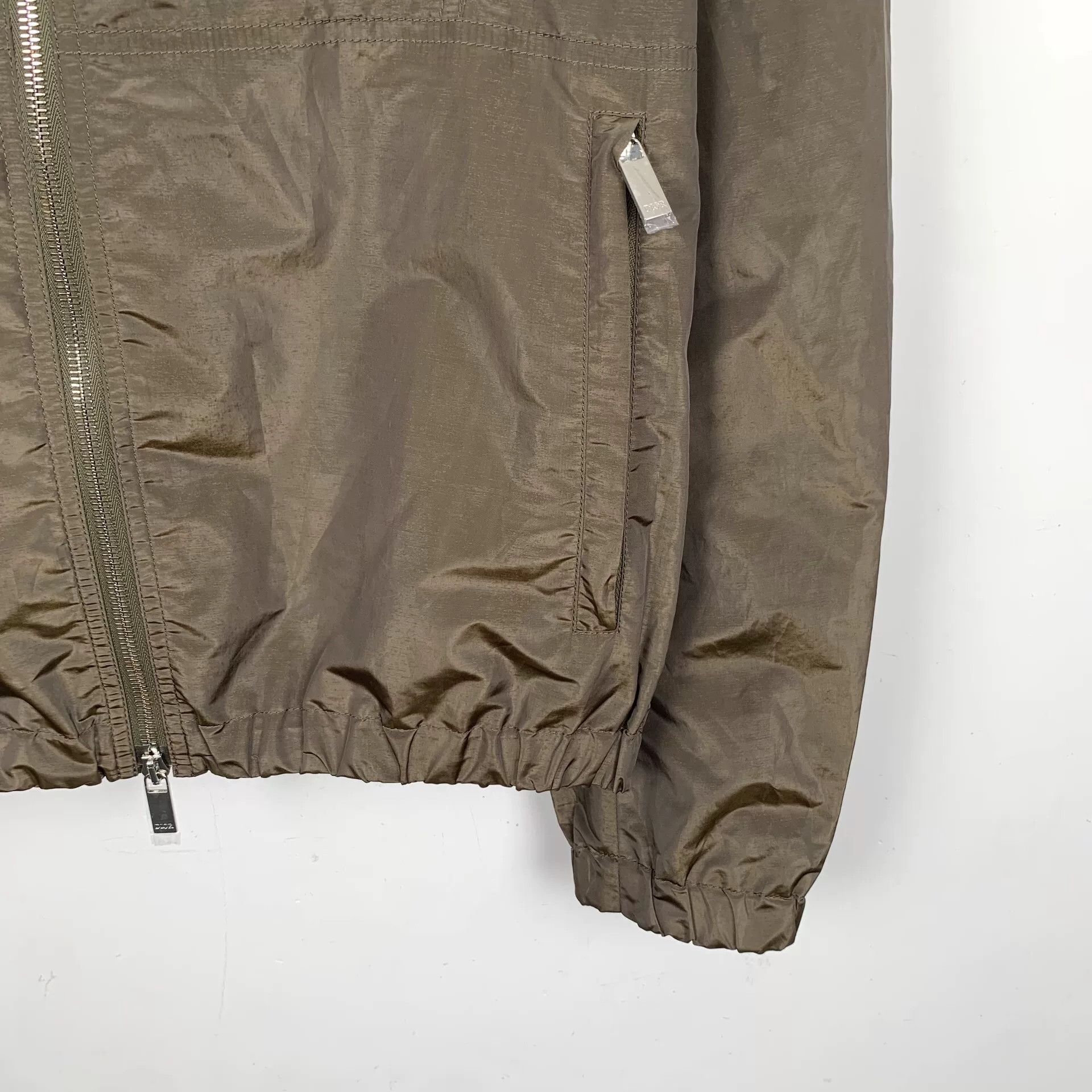 Dior dior brown logo embroidered hooded jacket Size US M / EU 48-50 / 2 - 4 Thumbnail
