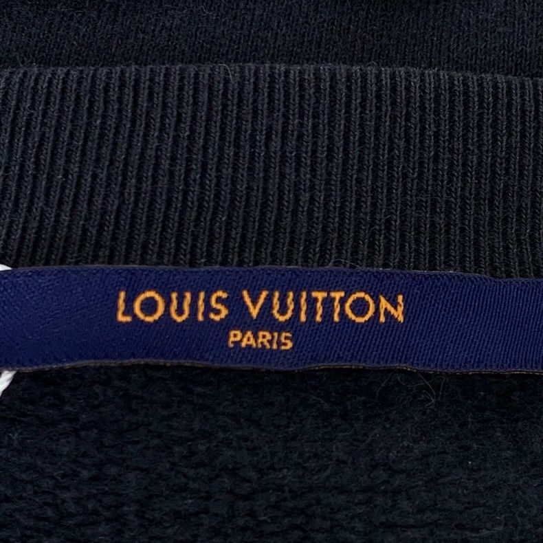Louis Vuitton Louis Vuitton Black Logo Embroidered Sweater Size US XXL / EU 58 / 5 - 6 Thumbnail