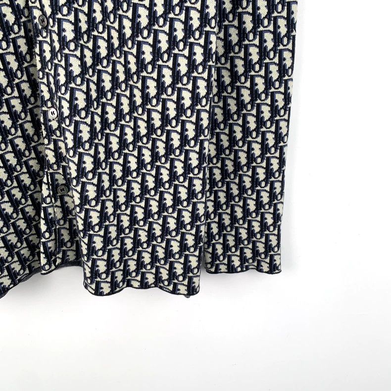 Dior Dior Logo Jacquard Long Sleeve Shirt Size US S / EU 44-46 / 1 - 4 Thumbnail