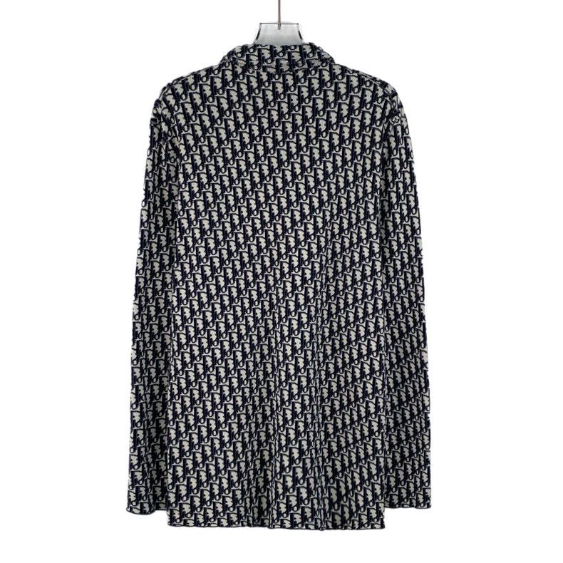 Dior Dior Logo Jacquard Long Sleeve Shirt Size US S / EU 44-46 / 1 - 2 Thumbnail